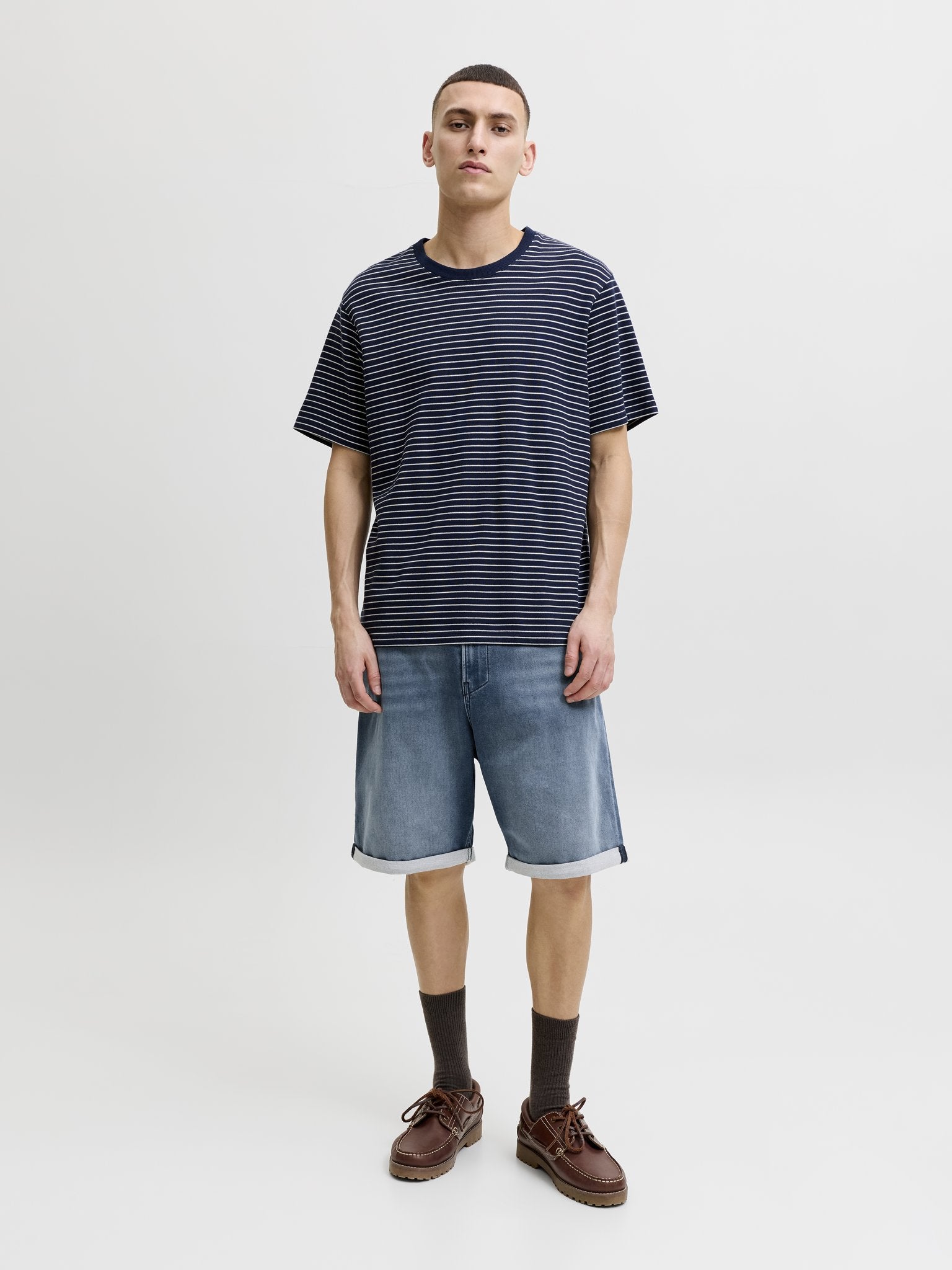 Jack & Jones Herren Shorts Blue Denim/Ligh