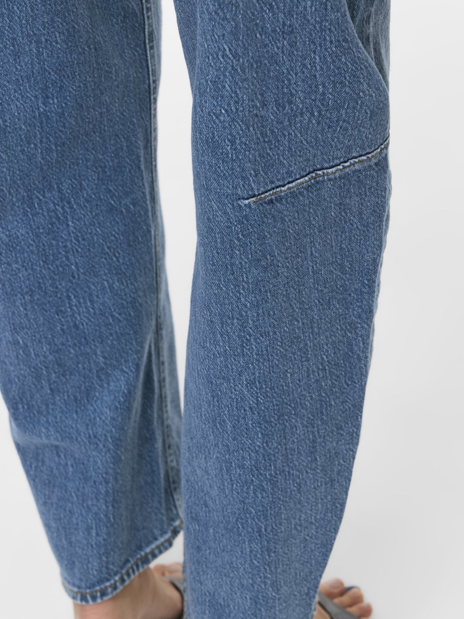 Vila Damen Jeans Medium Blue Den