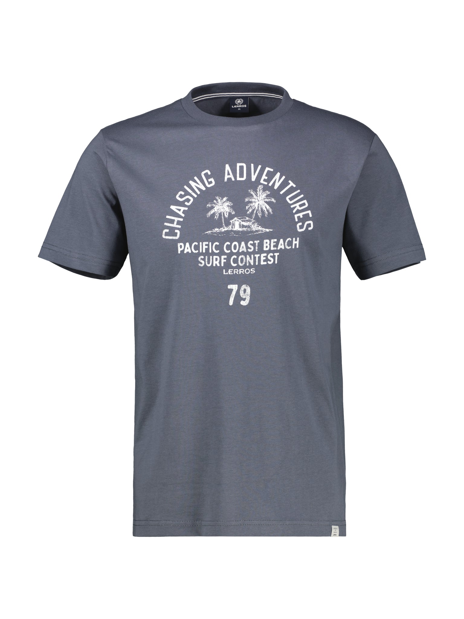 Lerros Herren T-Shirts kurz Lava Grey