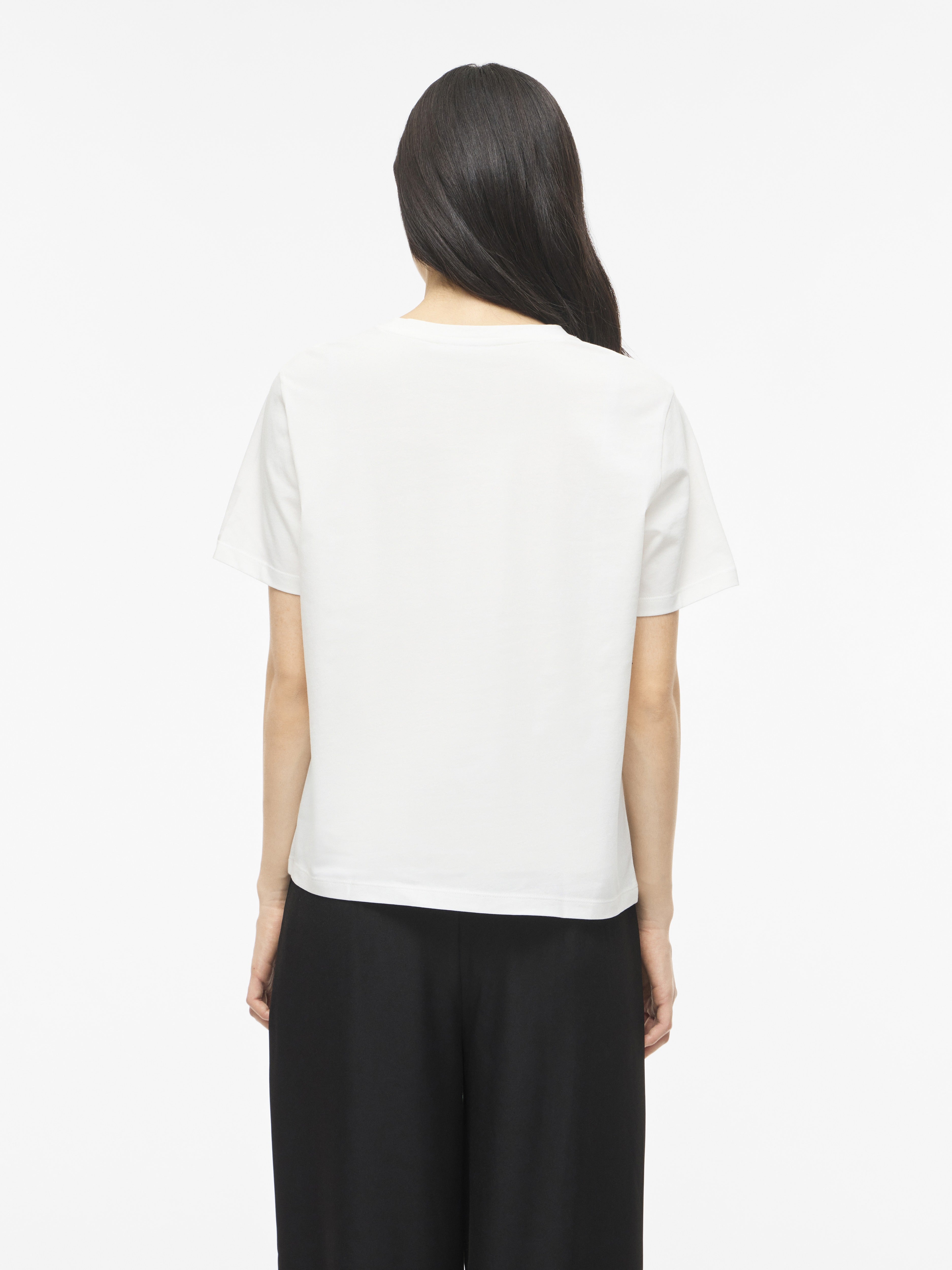 Vila Damen T-Shirts Snow White/Raci