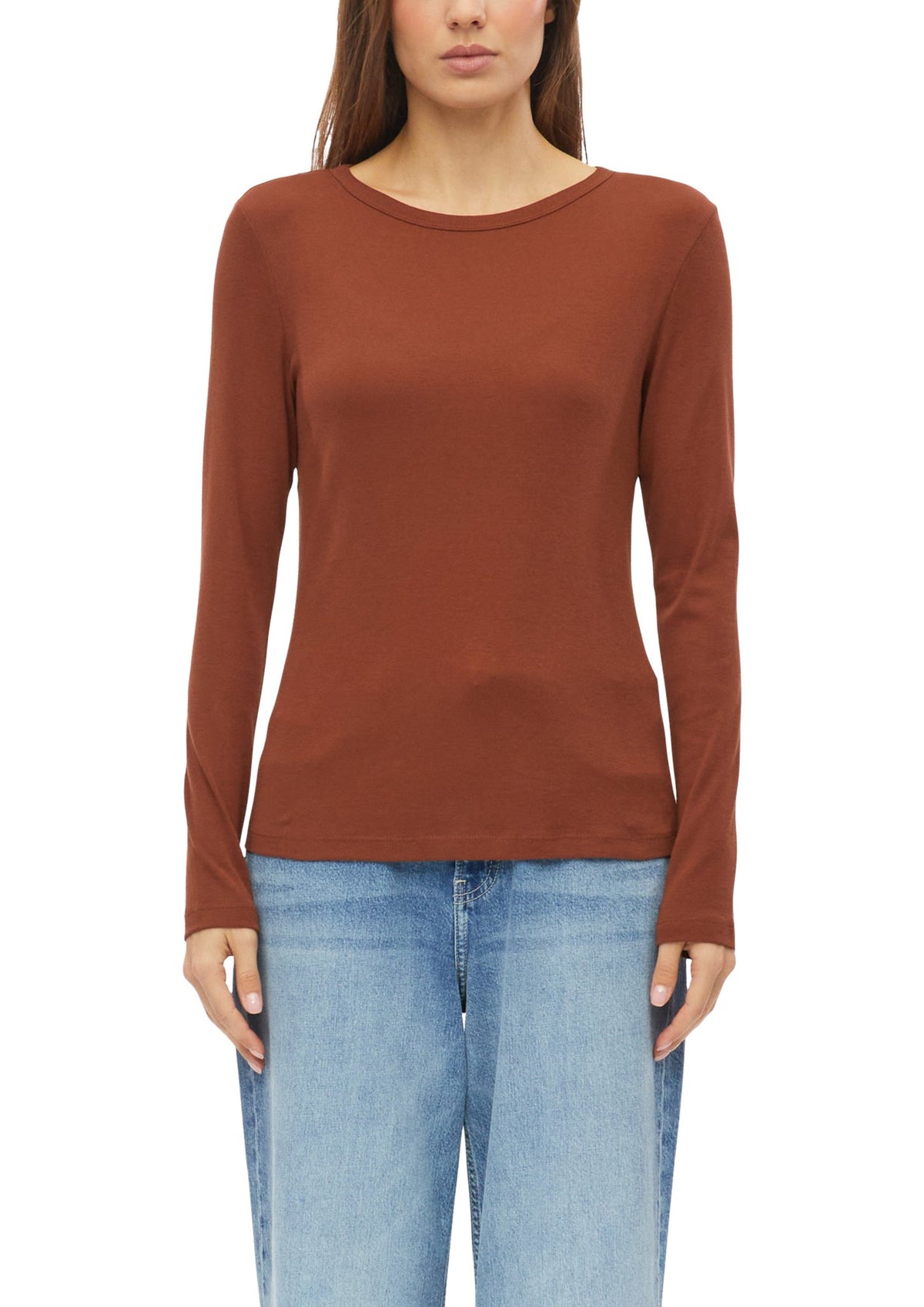 S. Oliver red Damen T-Shirts Brown