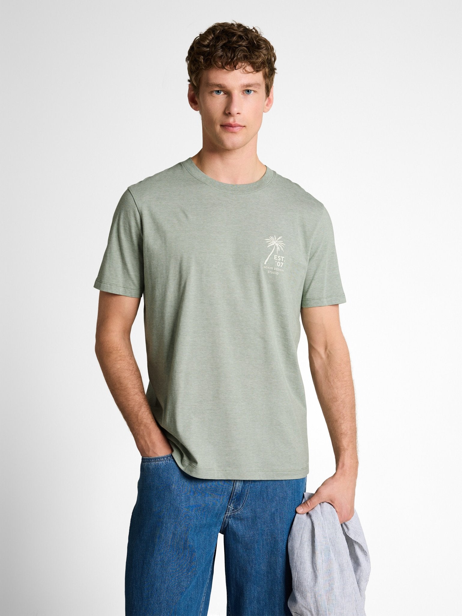 Tom Tailor denim Herren T-Shirts kurz Sea Spray