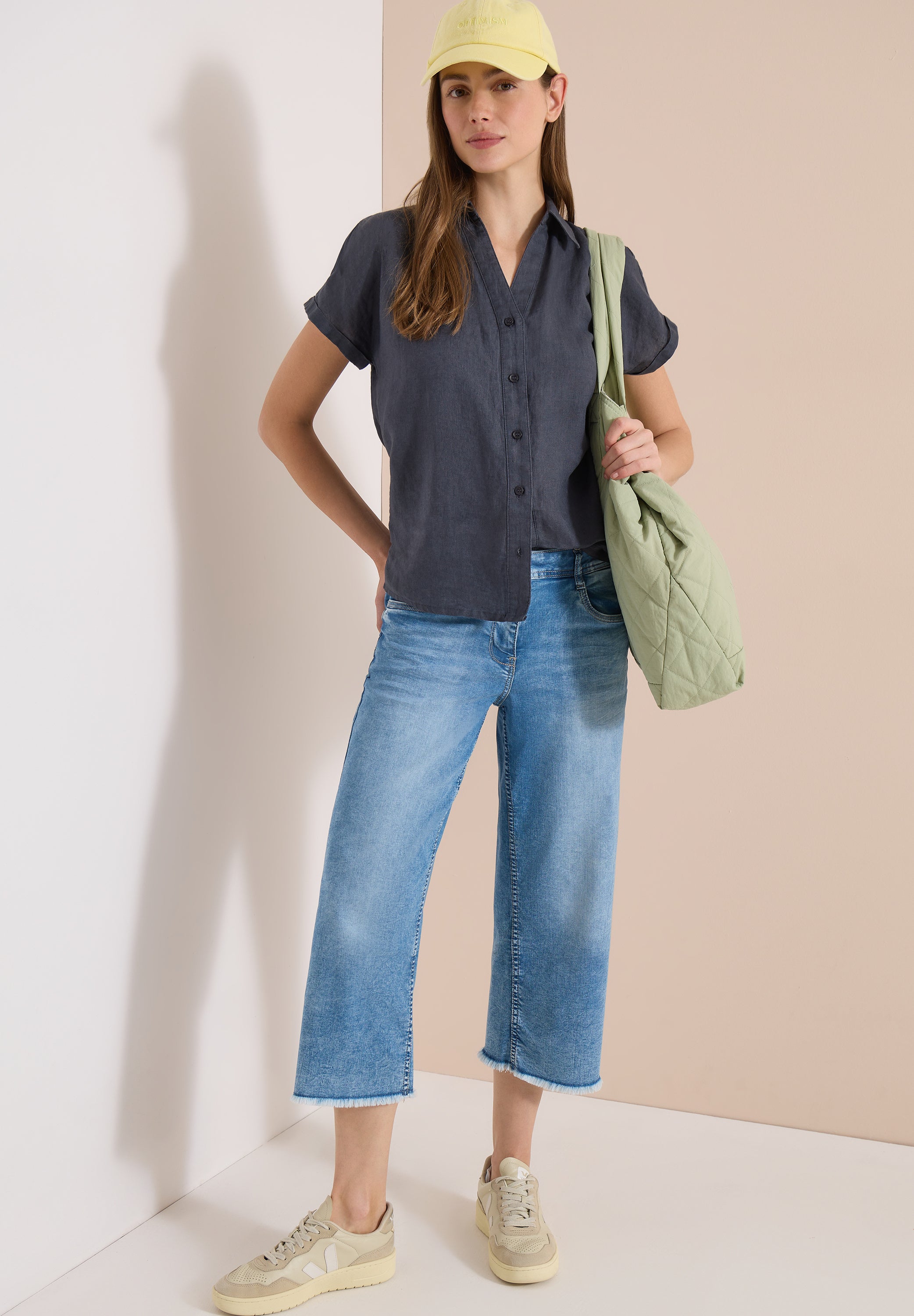 Cecil Damen Hosen  Light Blu