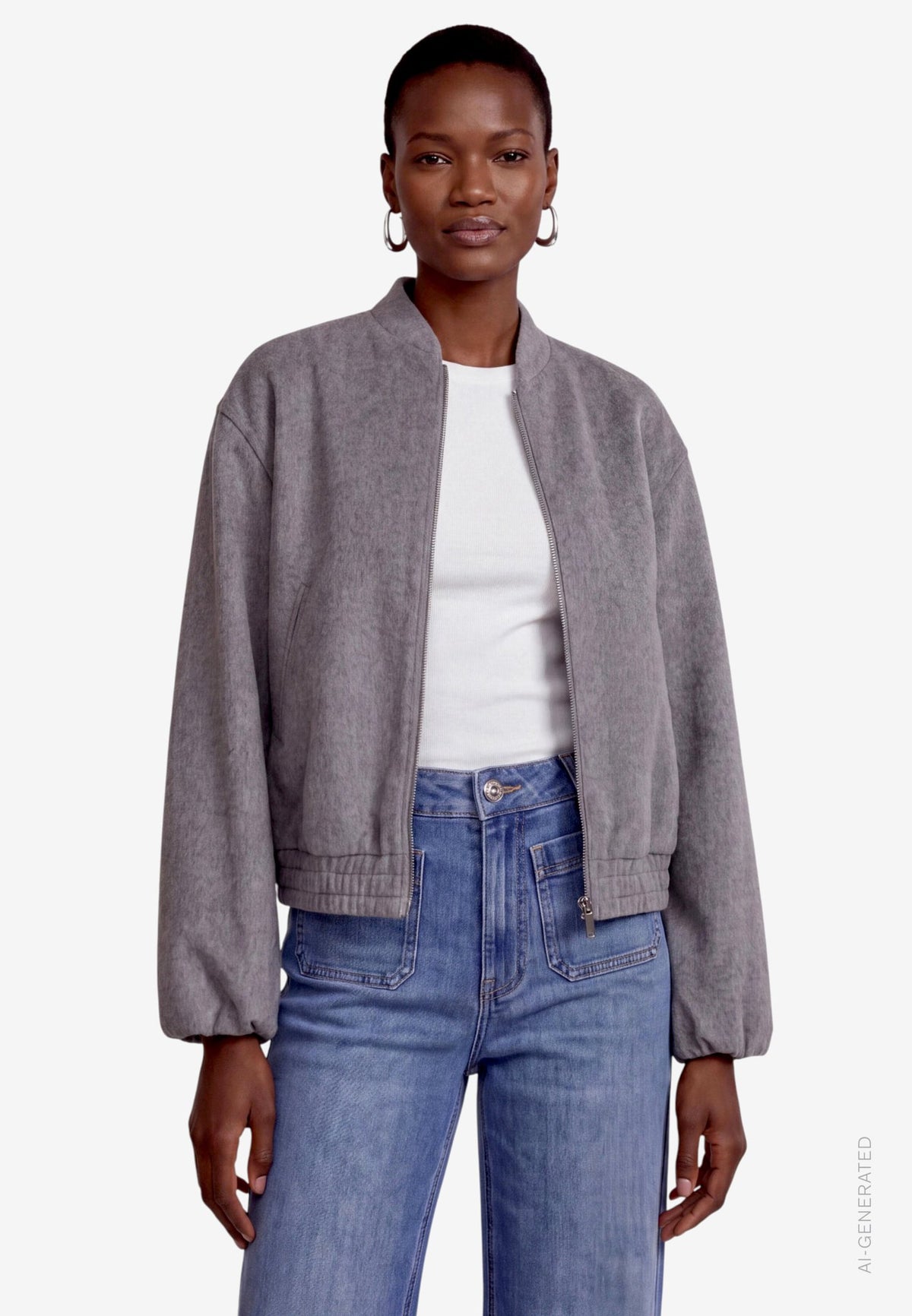 Zero Damen Blazer True Grey Melan