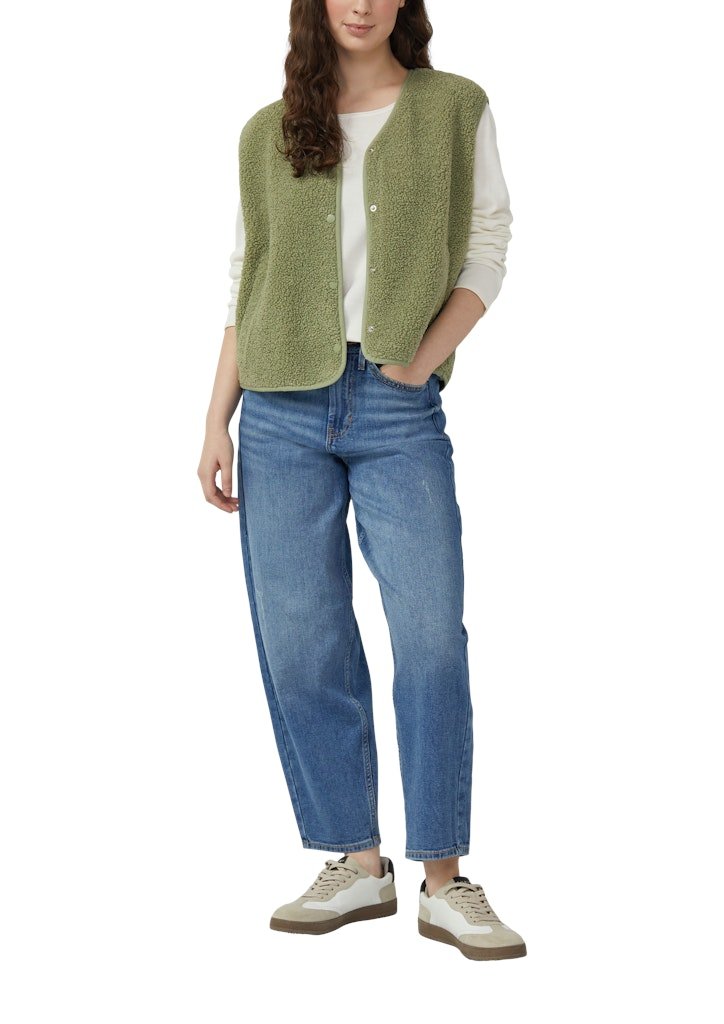 S. Oliver red Damen Indoorwesten Green