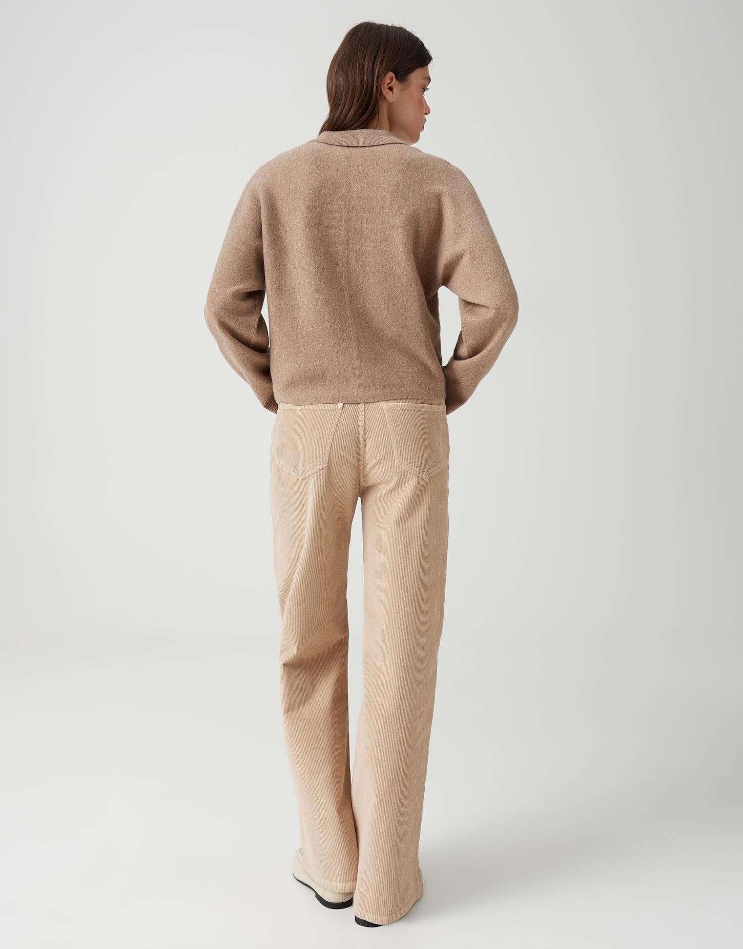 Opus Damen Jeans Golden Beige