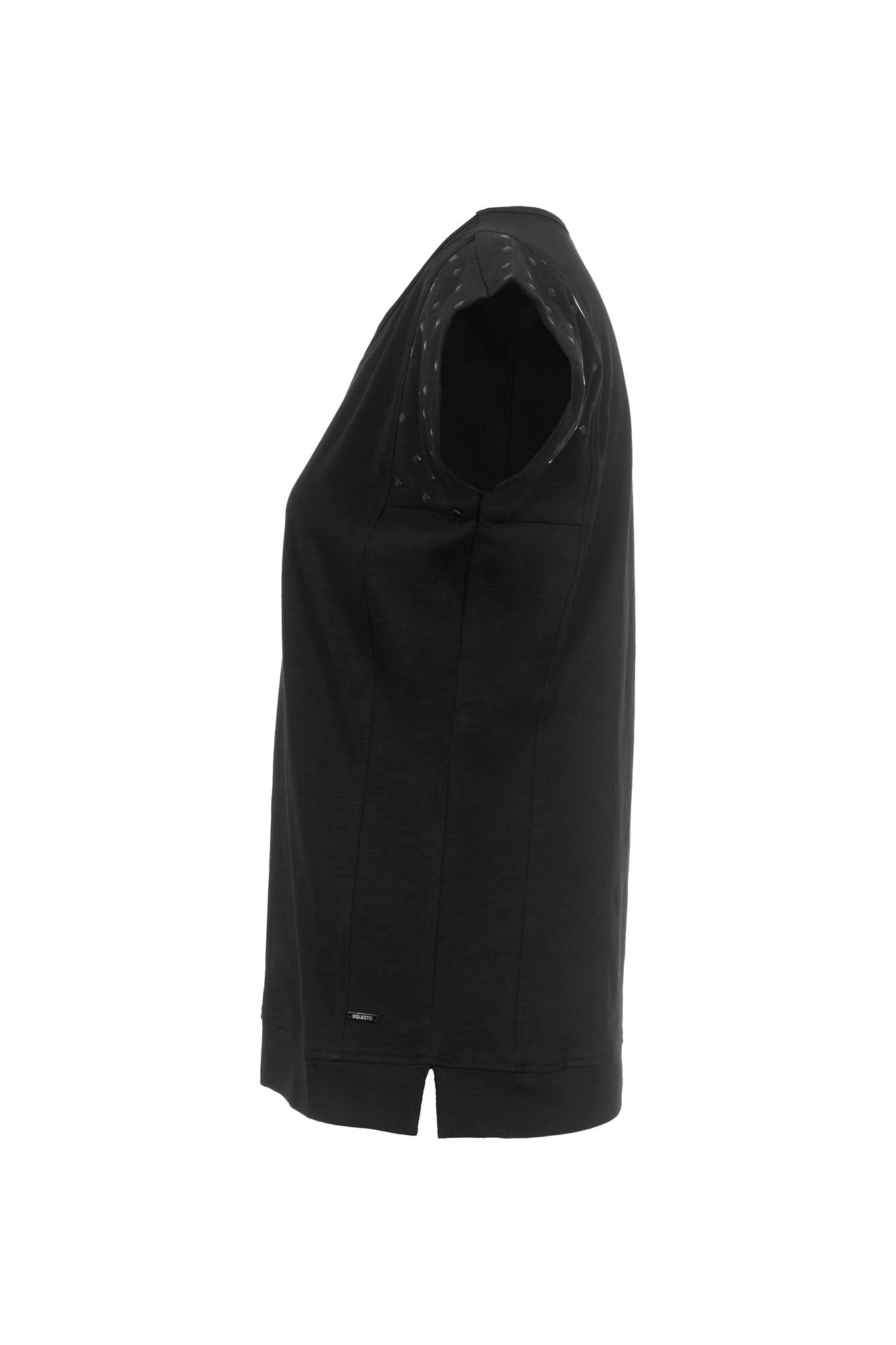 Soquesto Damen T-Shirts Schwarz