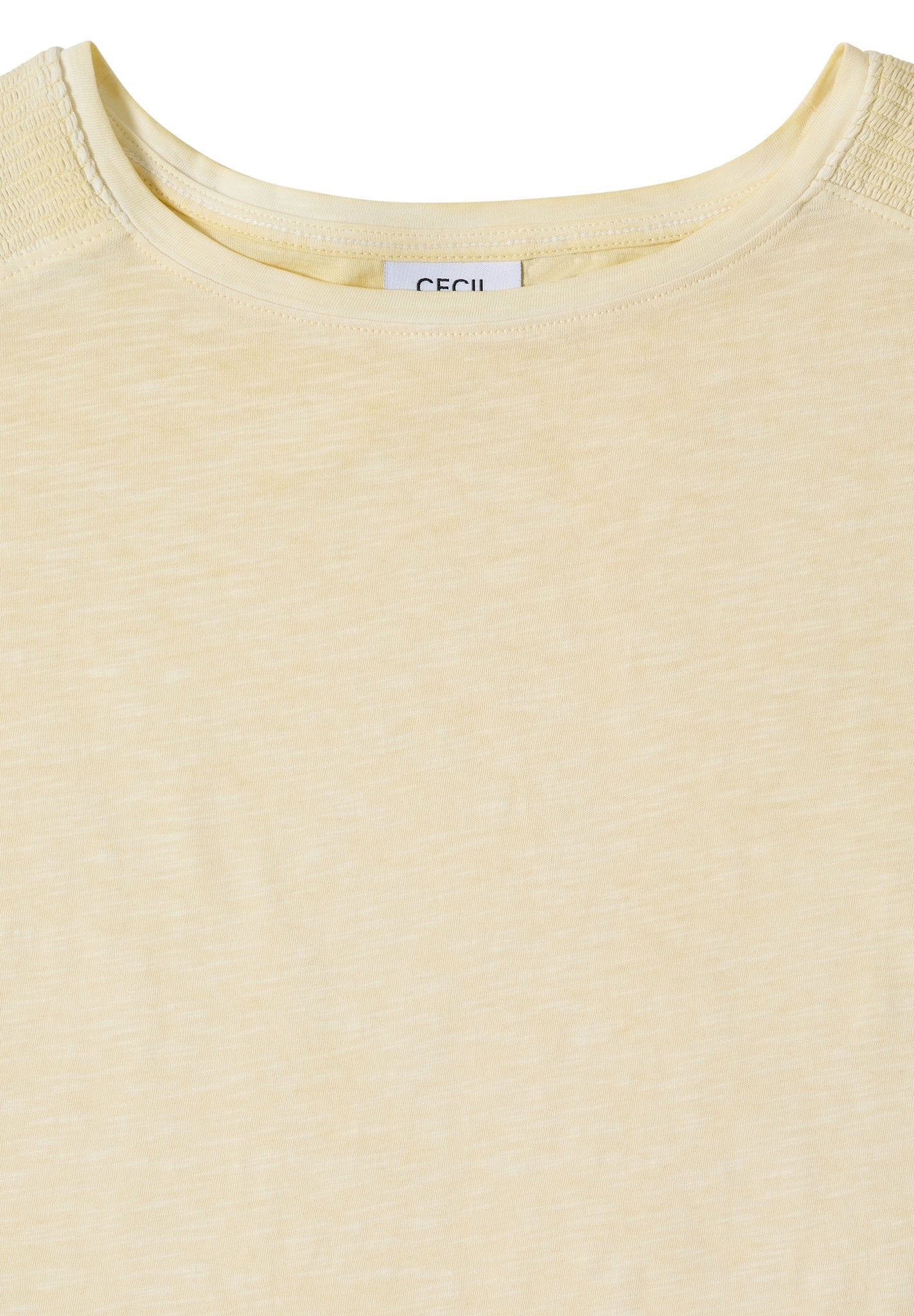 Cecil Damen T-Shirts  Buttermil