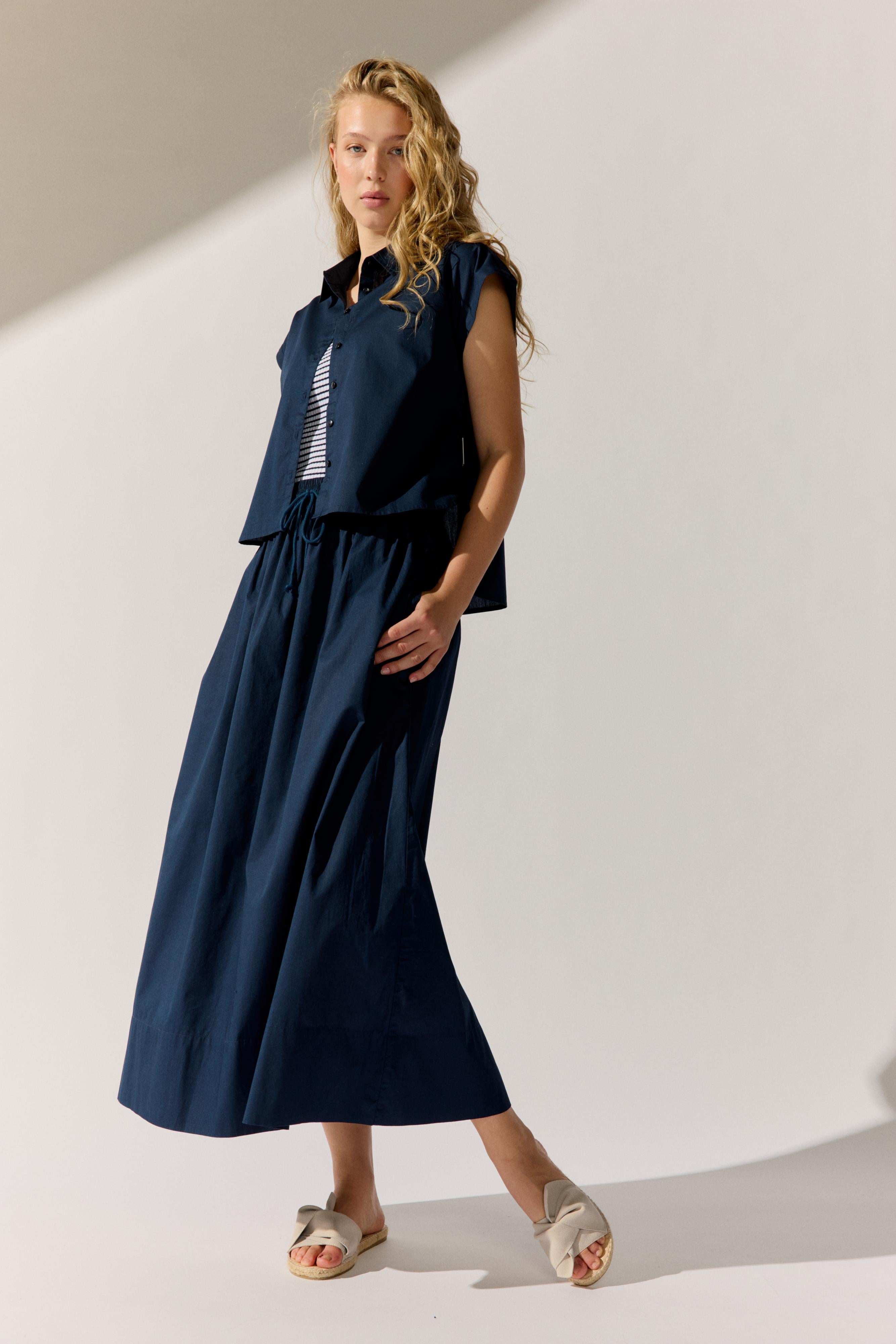 Fashion People Damen Rock Night Blue
