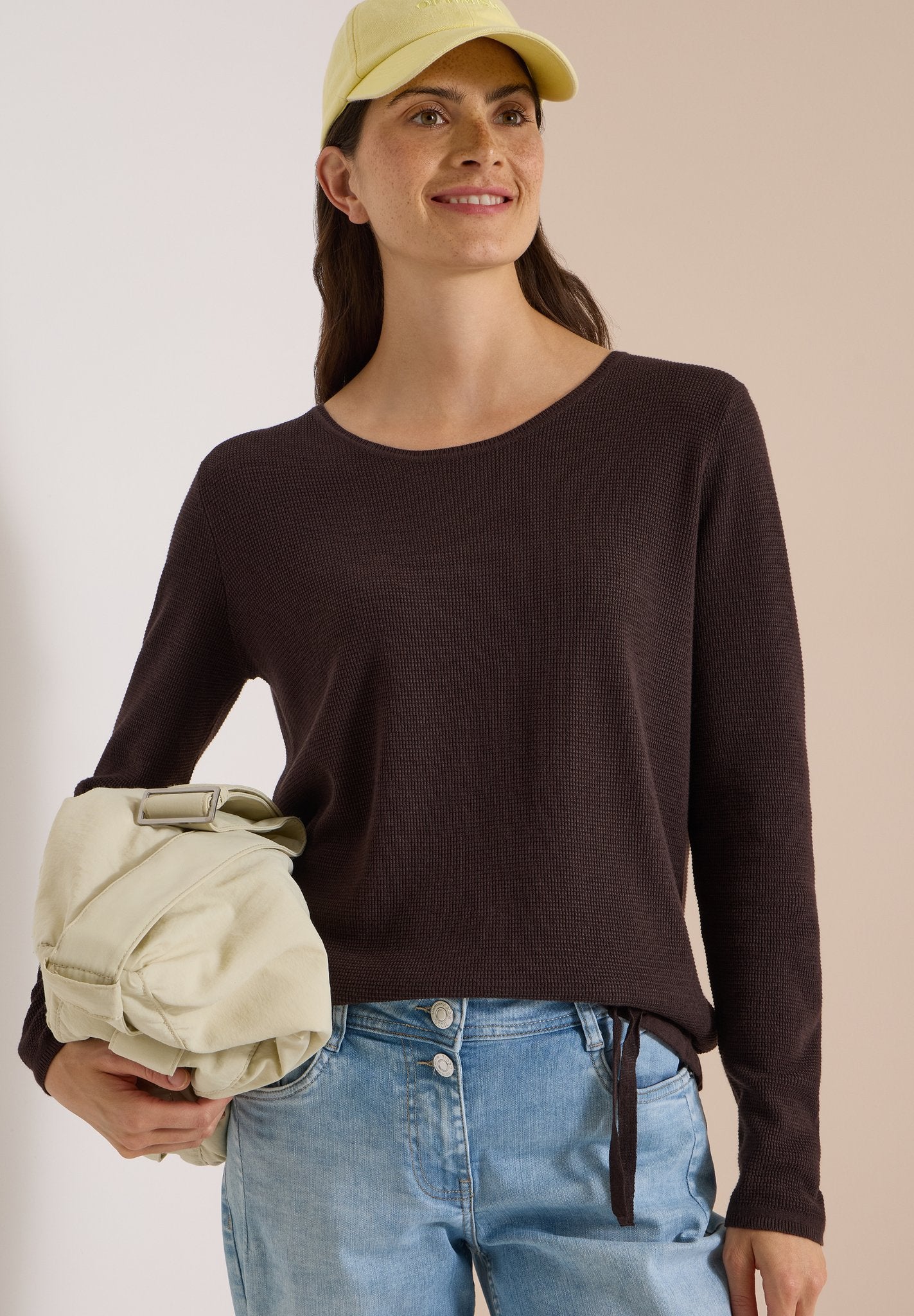 Cecil Damen Pullover  Truffle B