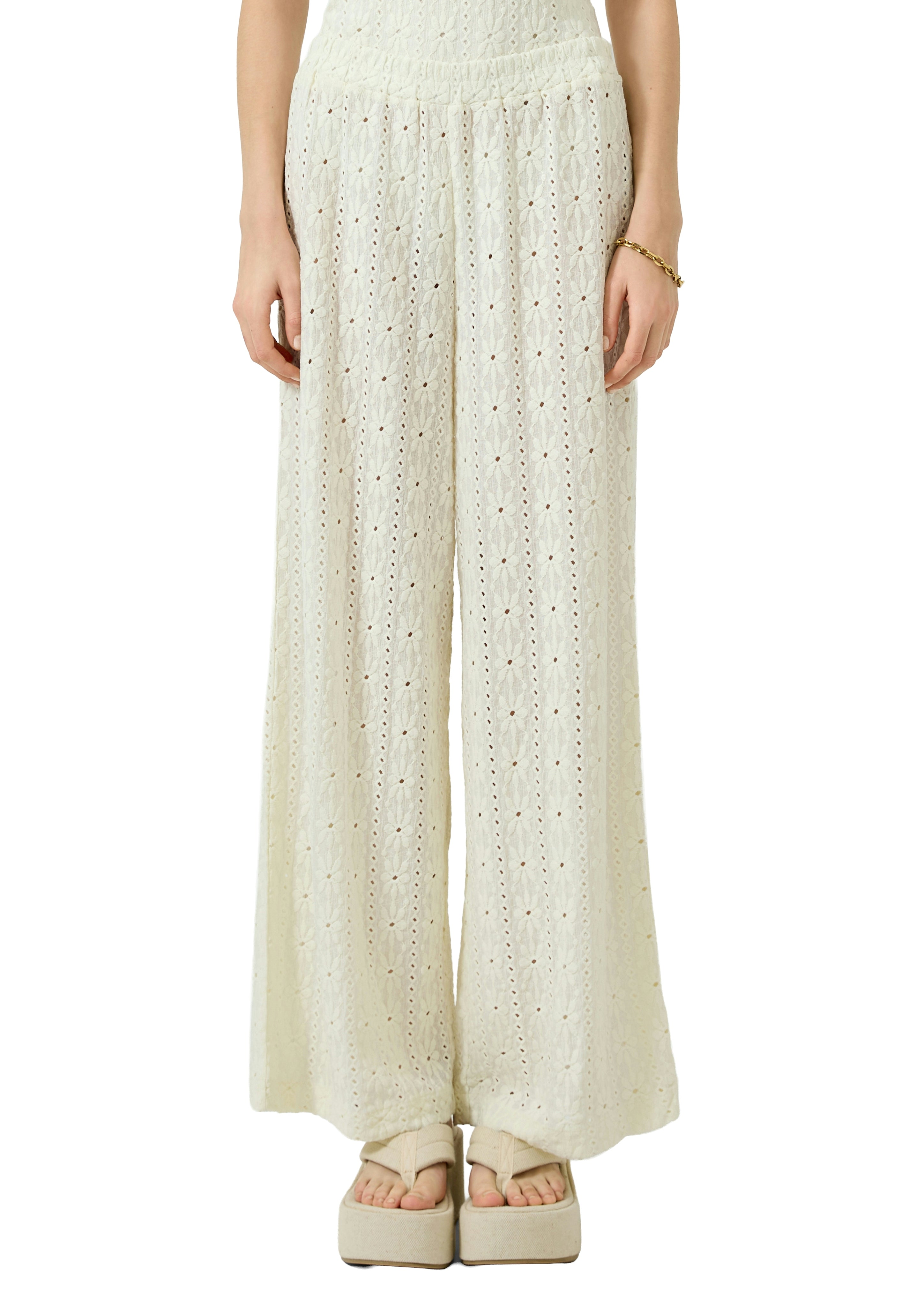 QS by S.Oliver Damen Hosen White