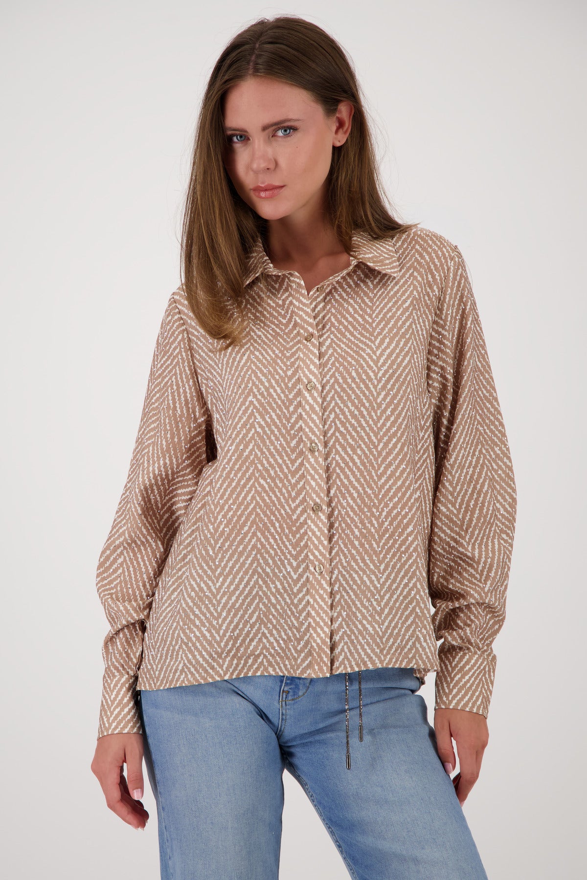 Monari Damen Blusen  Brown Sugar