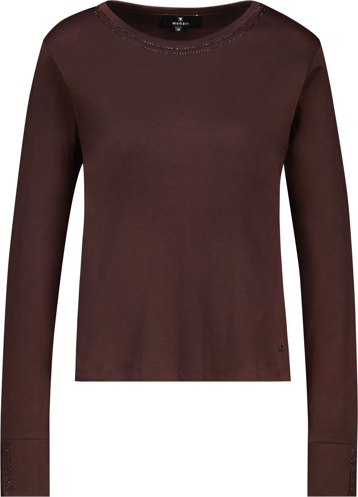 Monari Damen T-Shirts  Black Coffe