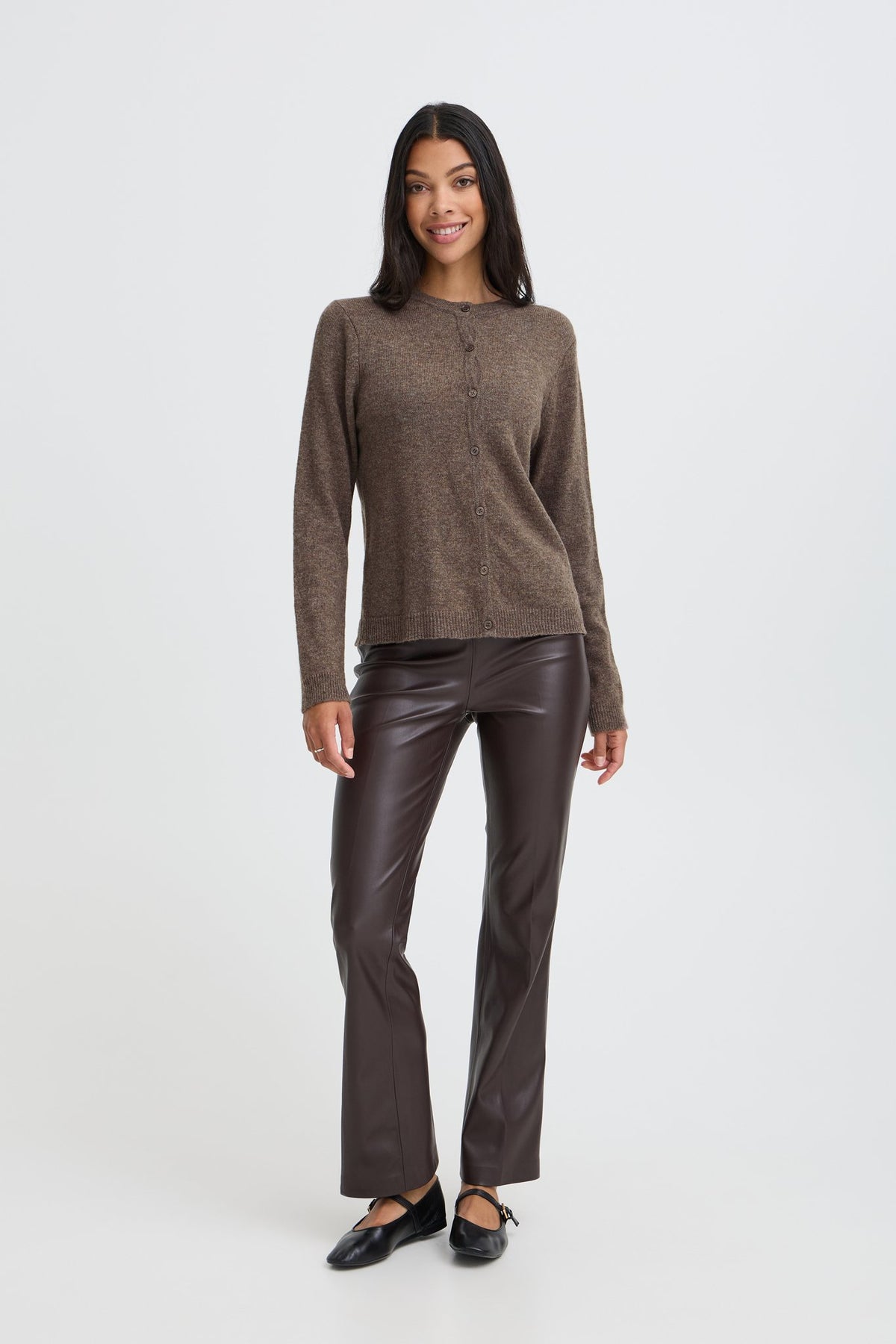 b.young Damen Strickjacken Java Melange