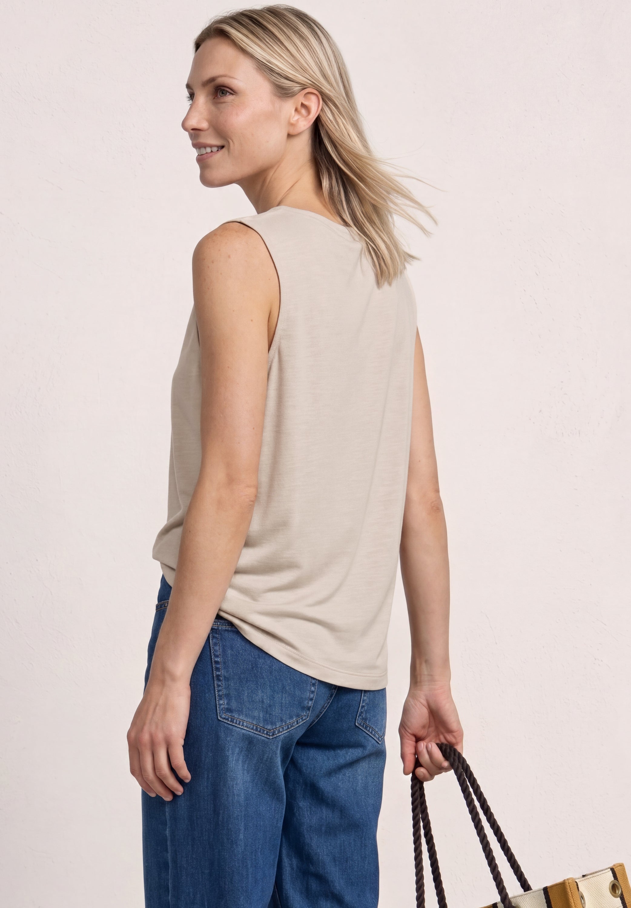 Street One Damen T-Shirts  Clay Sand