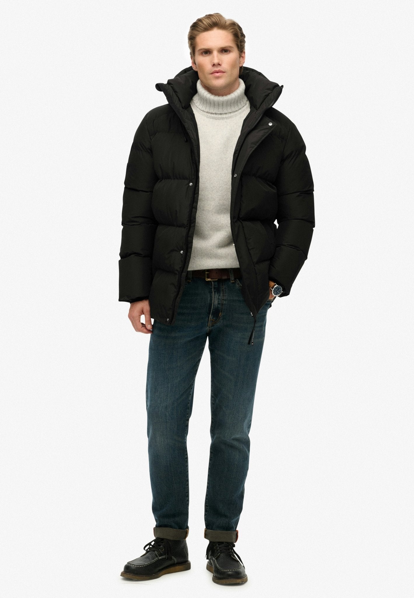 Superdry Men Herren Jacken A Black