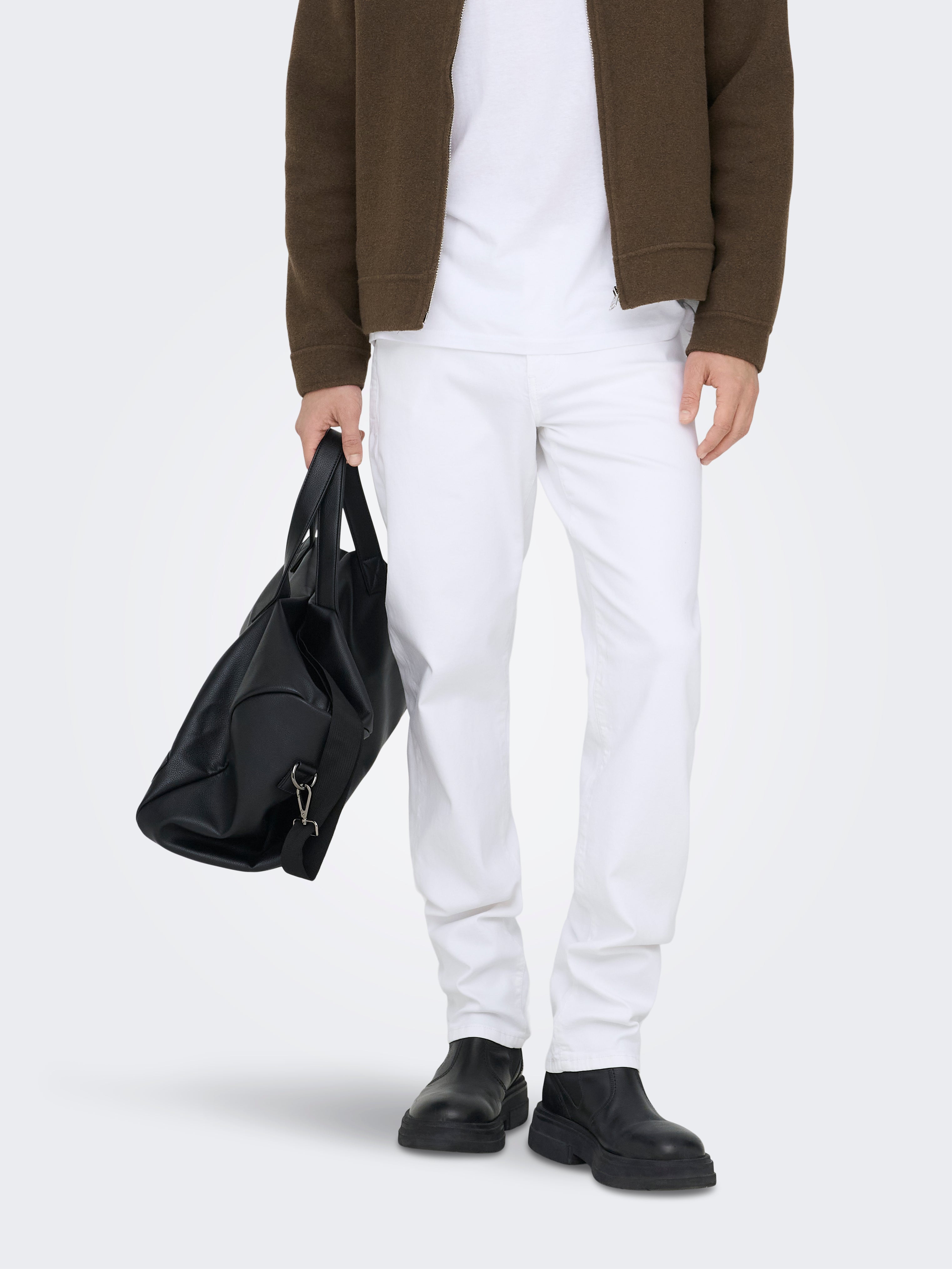Only & Sons Herren Jeans White Denim