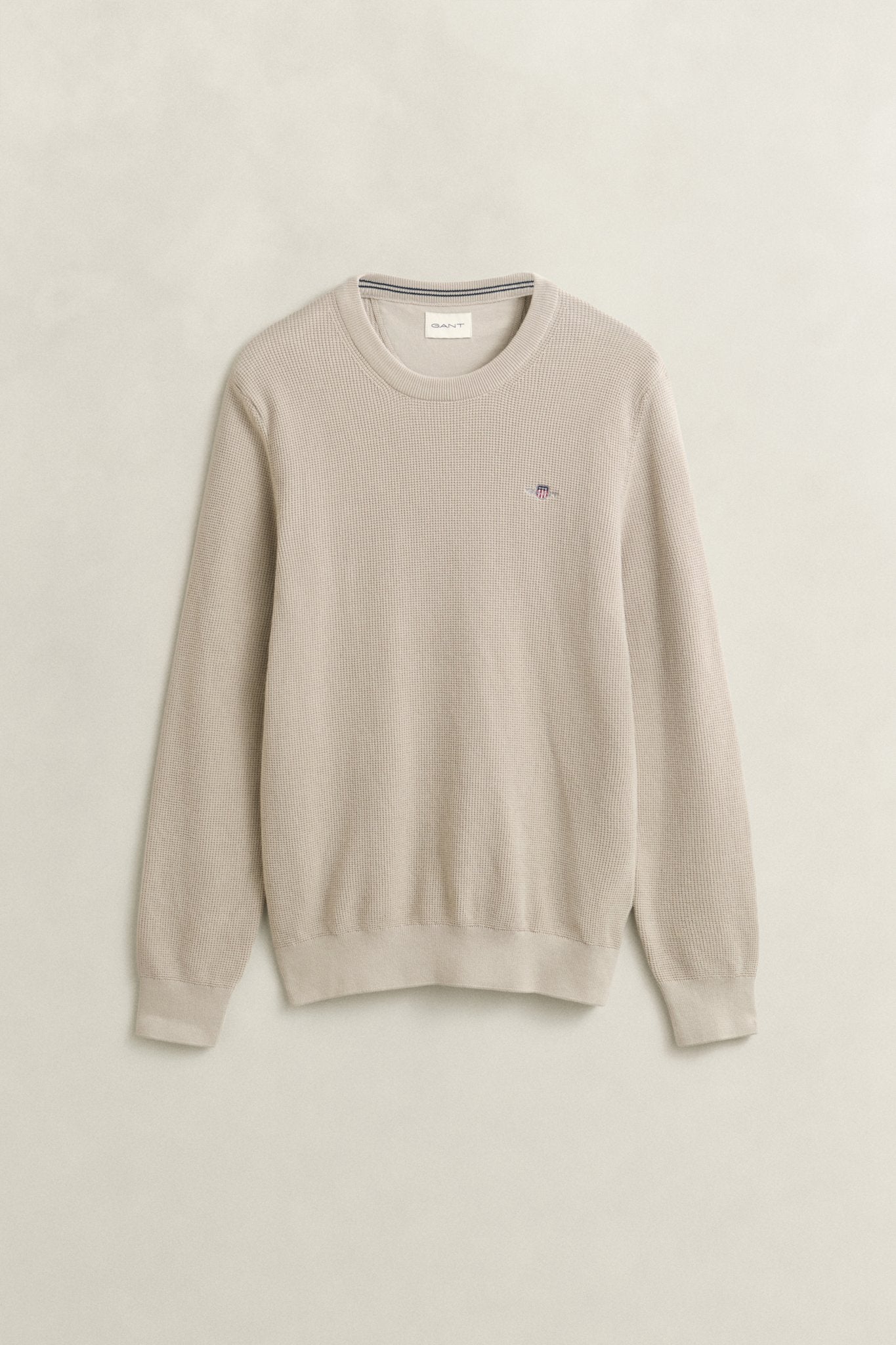 Gant Herren Pullover Clay Beige