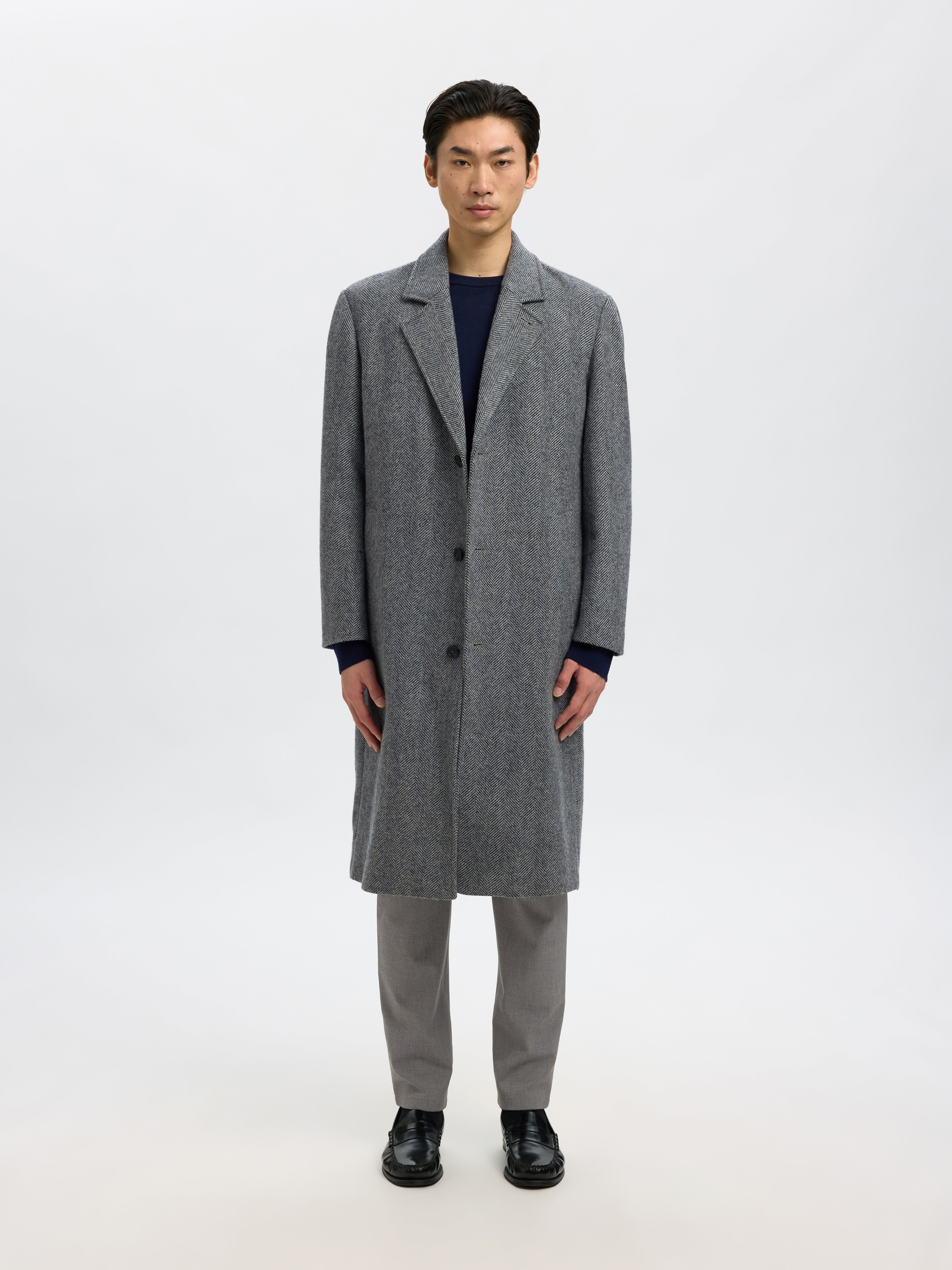 Selected homme Herren Hosen Grey Mel