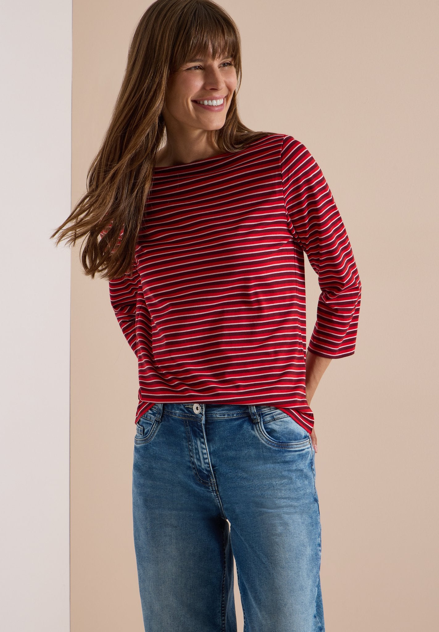 Cecil Damen T-Shirts  Red Wine