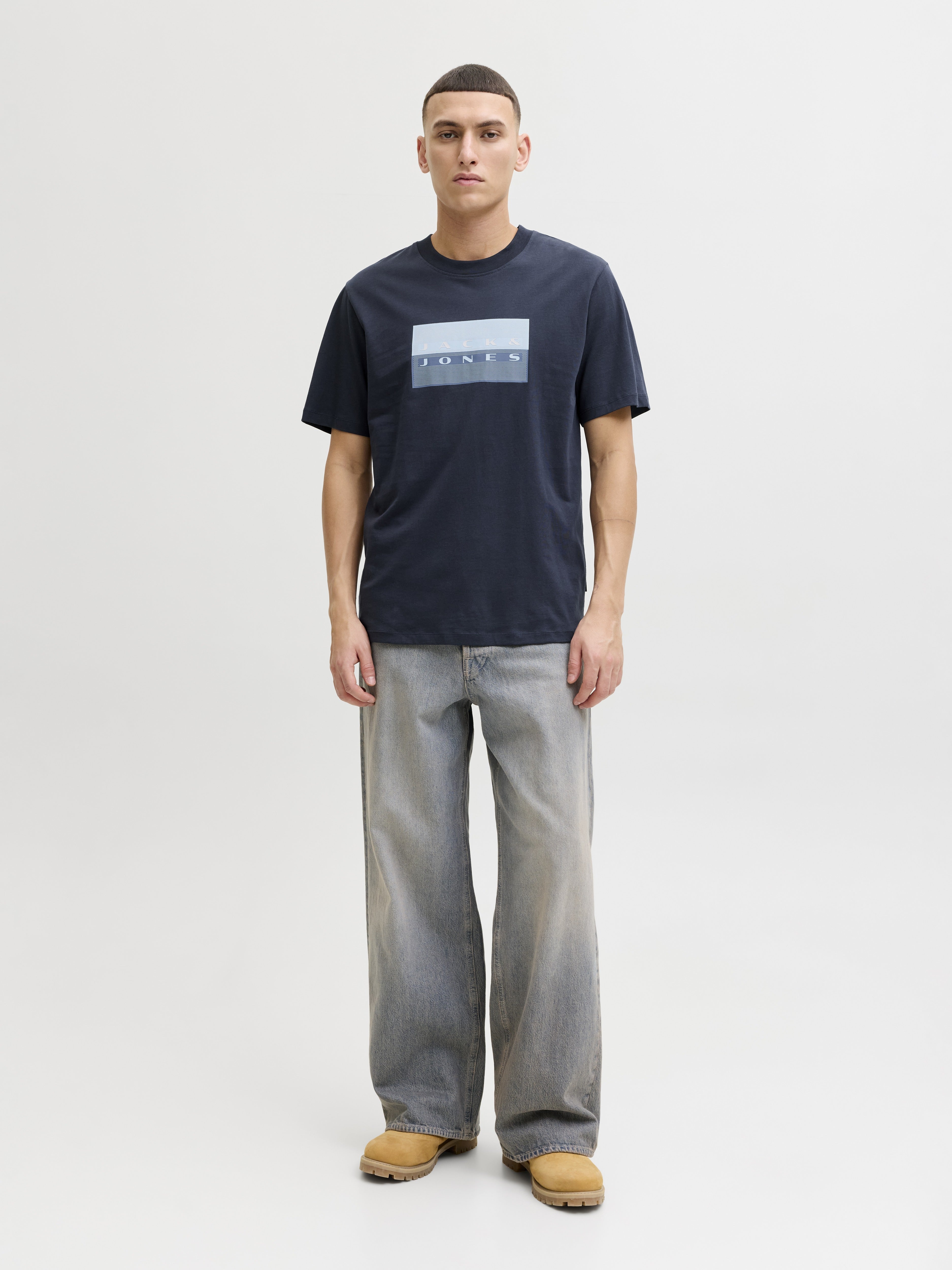 Jack & Jones Herren T-Shirts kurz Outer Space