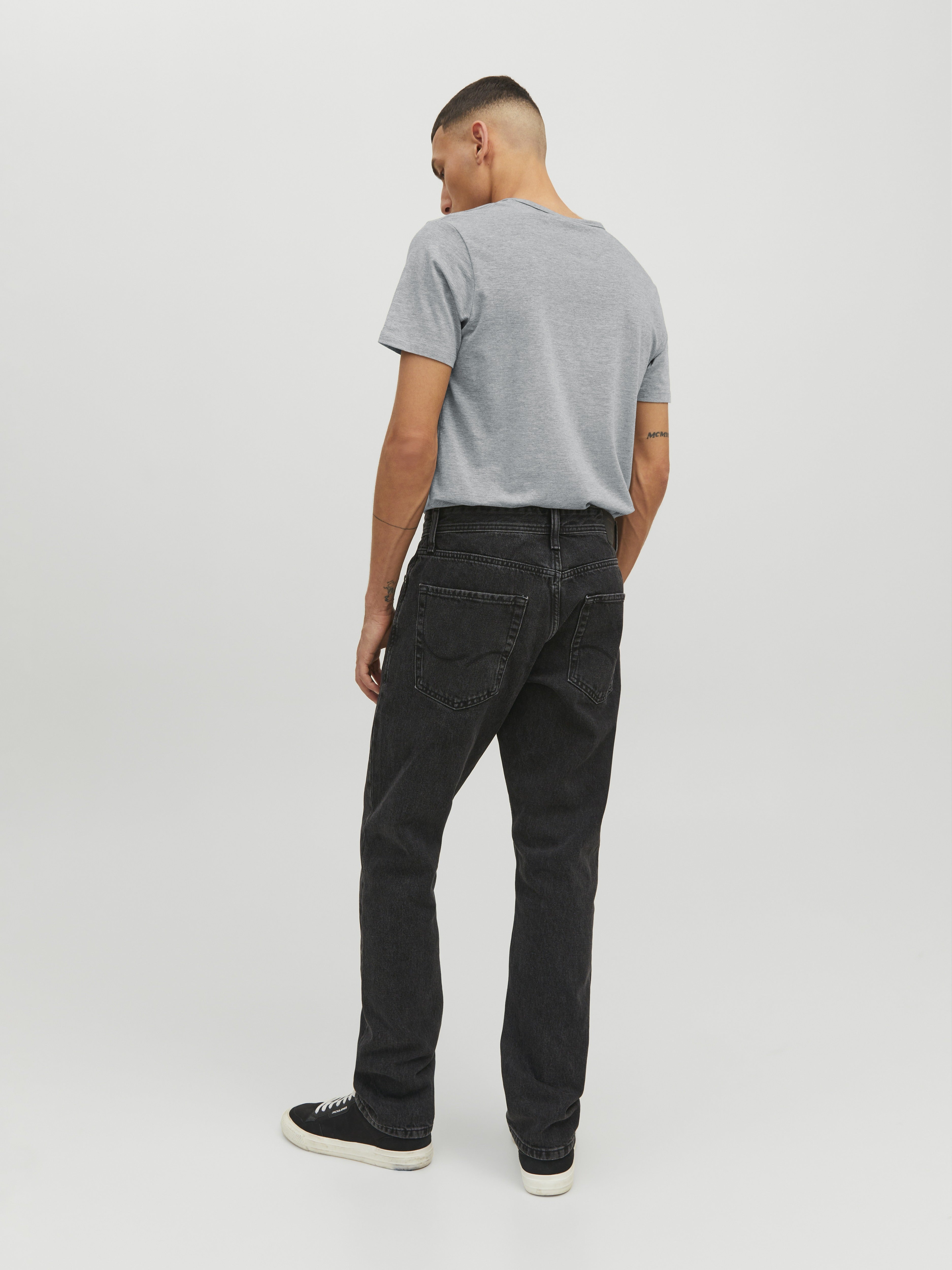 Jack & Jones Herren T-Shirts kurz Light Grey Mela