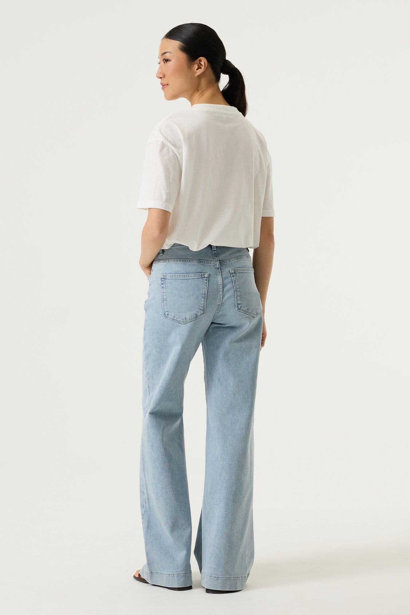 Garcia Damen T-Shirts Off White