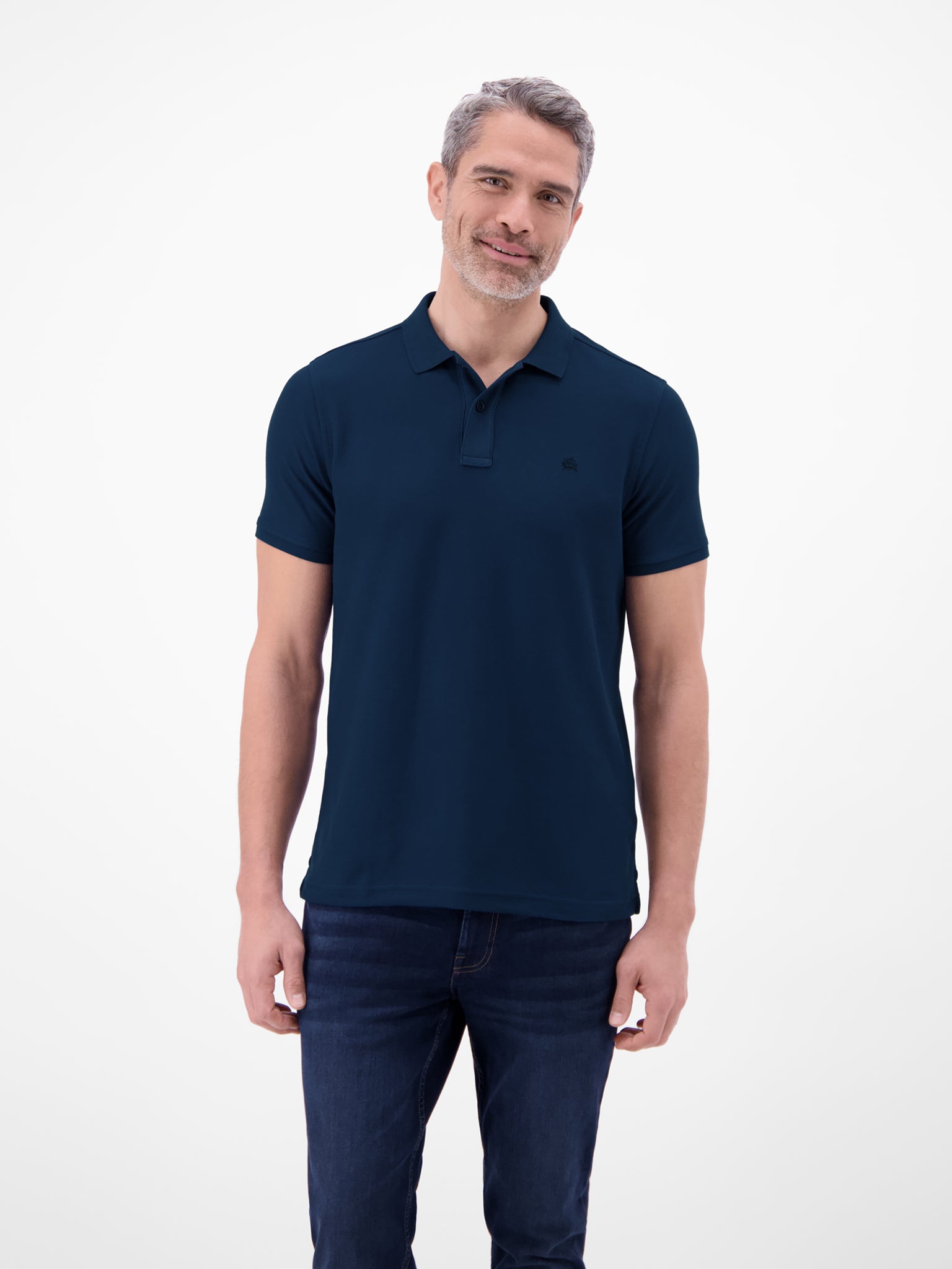Lerros Herren Polo-Shirts Storm Blue