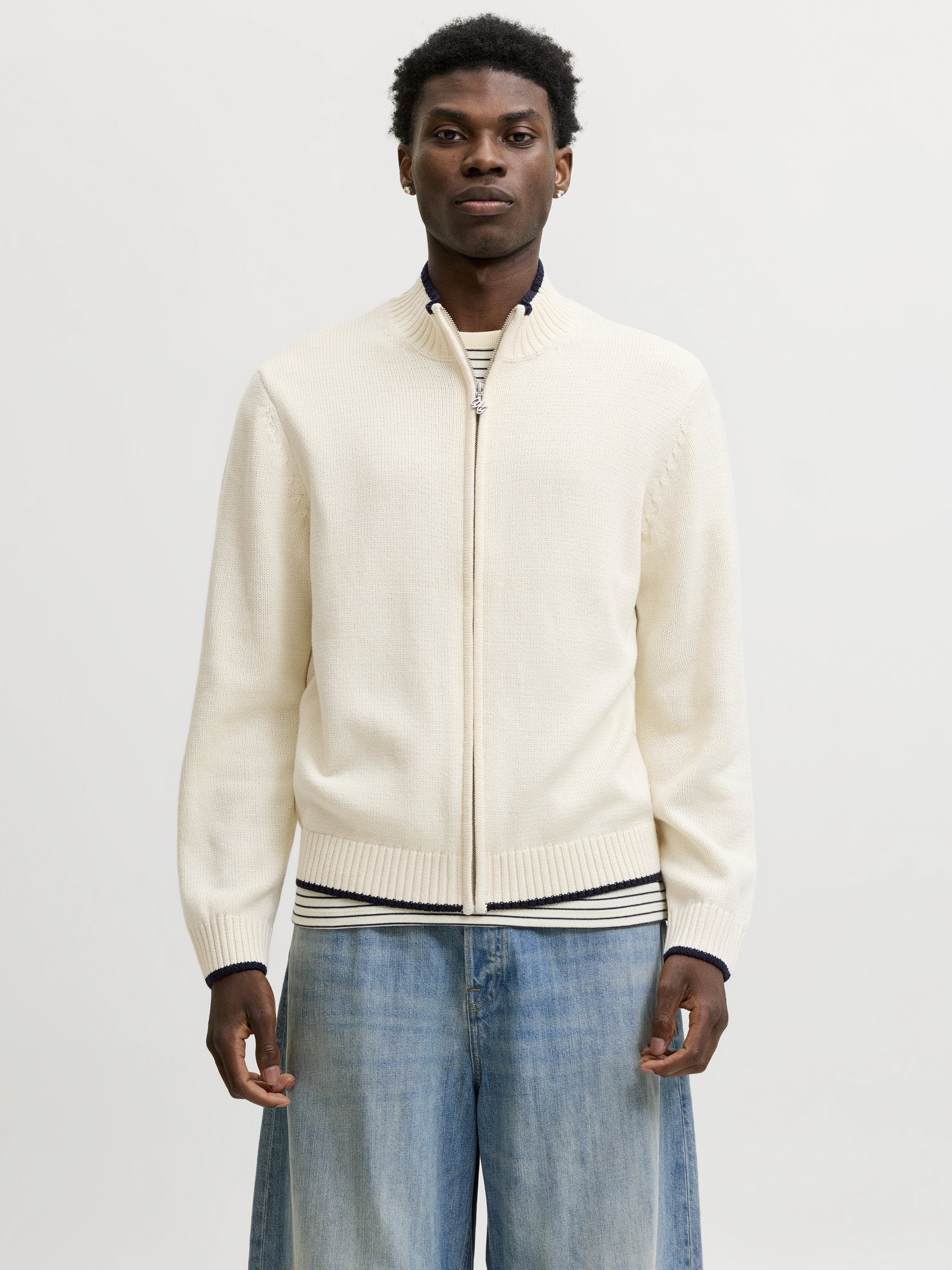 Jack & Jones Herren Strickjacken Sea Salt