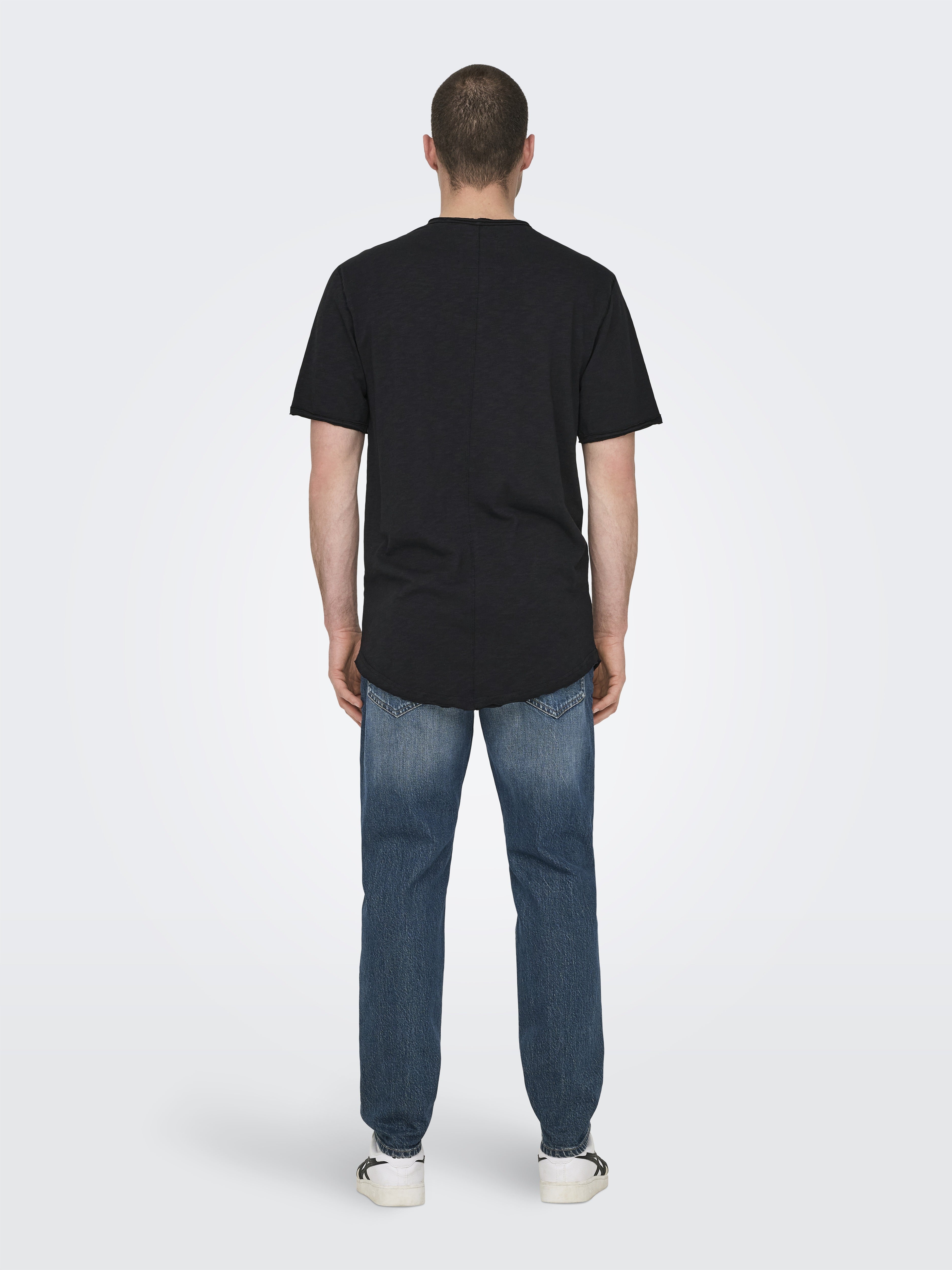 Only & Sons Herren T-Shirts kurz Black