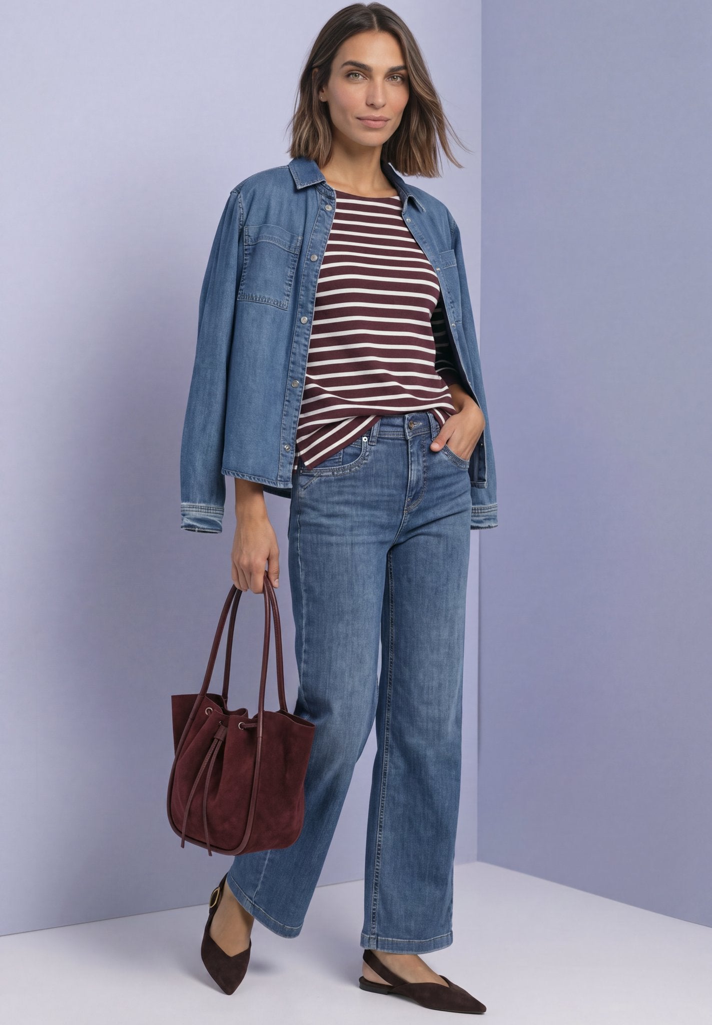 Street One Damen T-Shirts  Rustic Ro