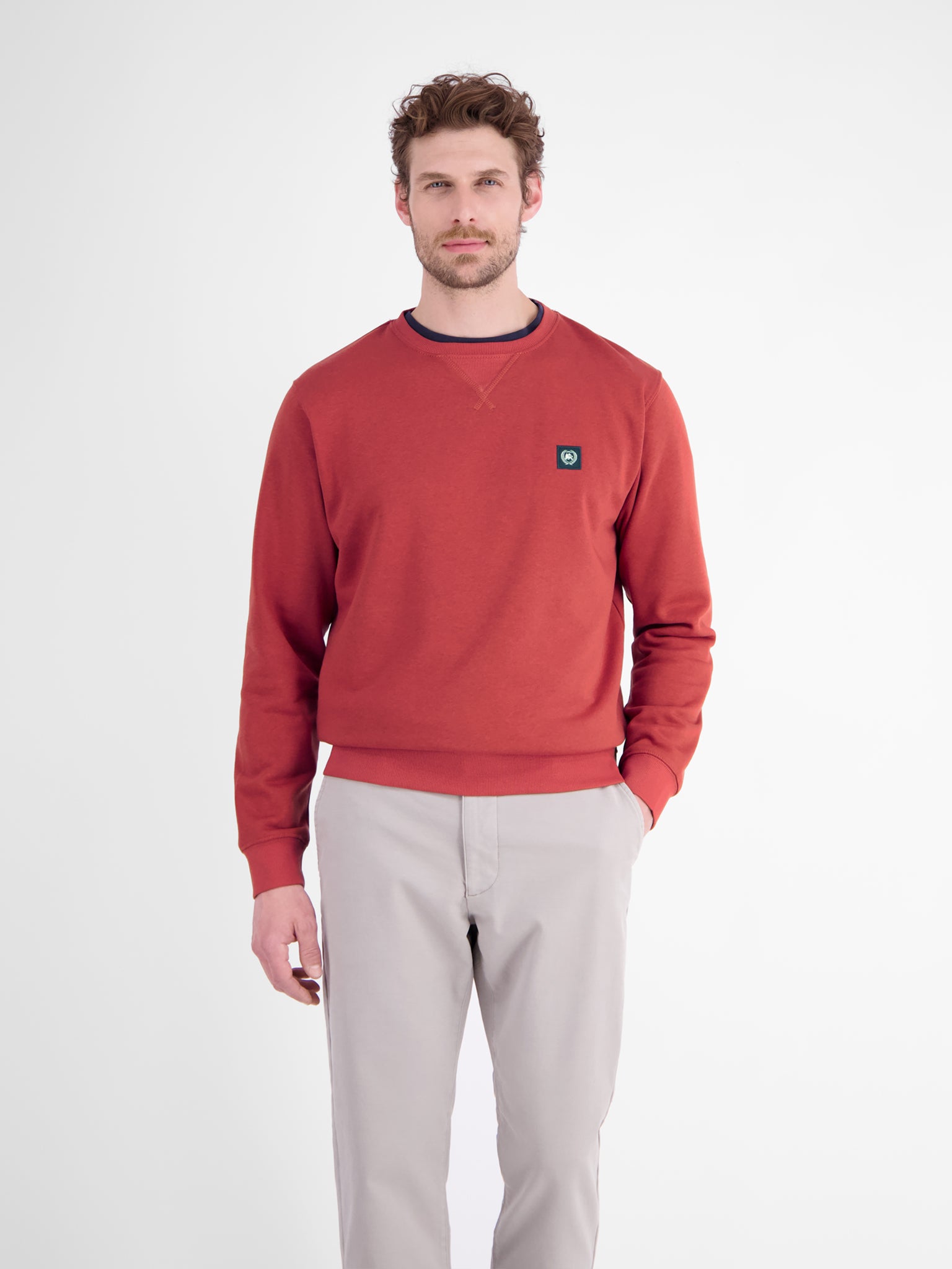 Lerros Herren Polo-Shirts Muted Red