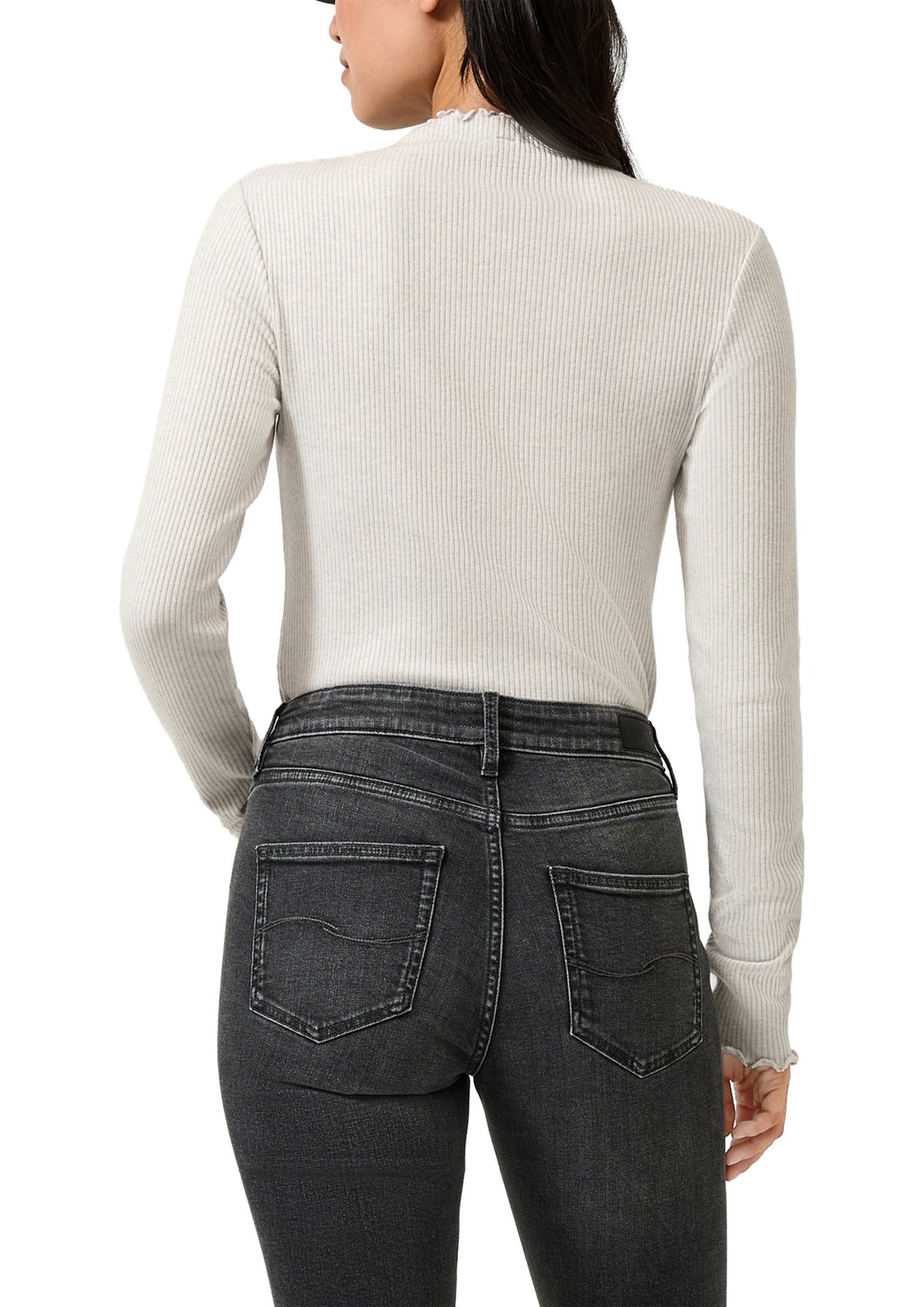 QS by S.Oliver Damen T-Shirts W White