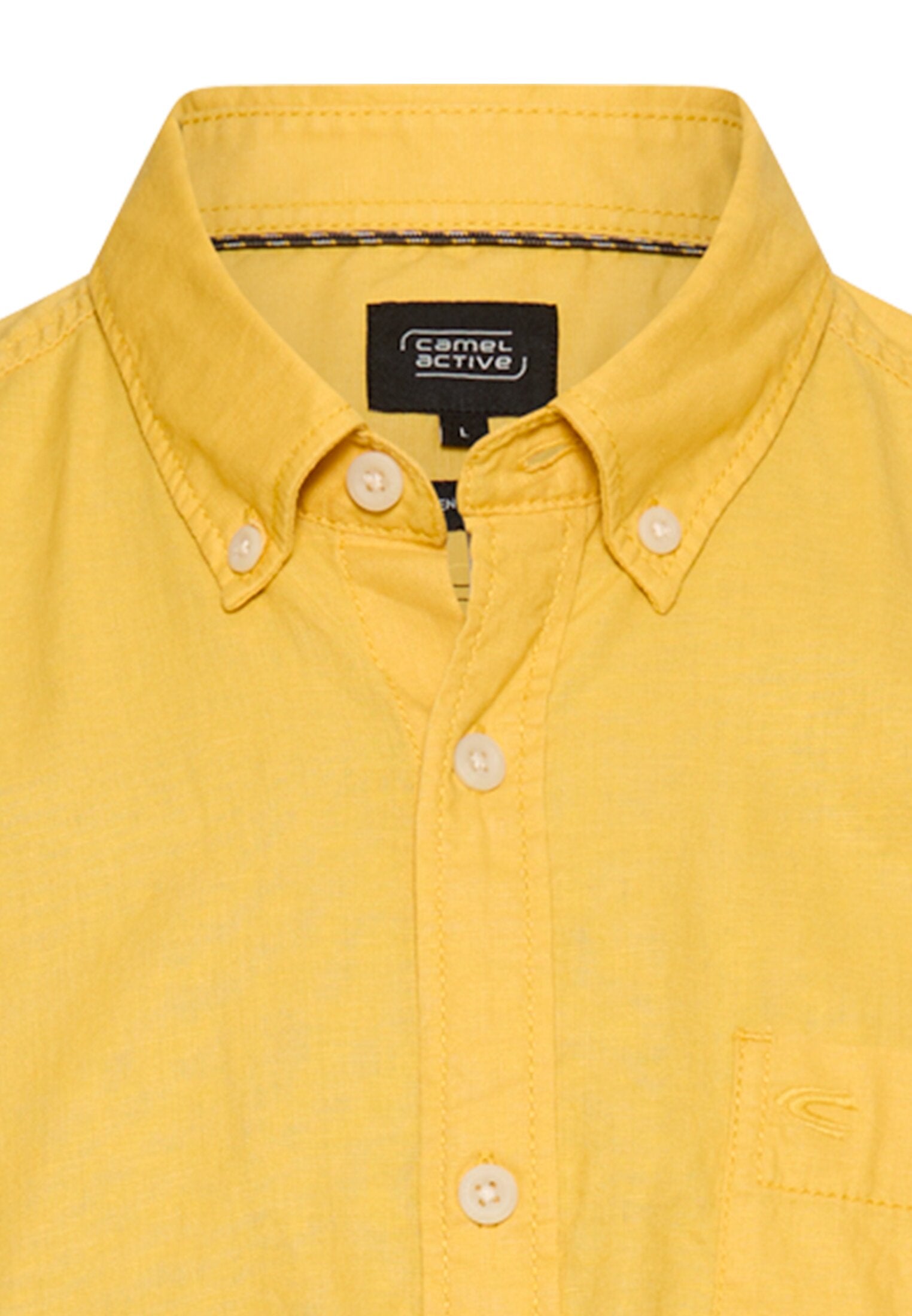 Camel active Herren Hemden kurz Sun Yellow