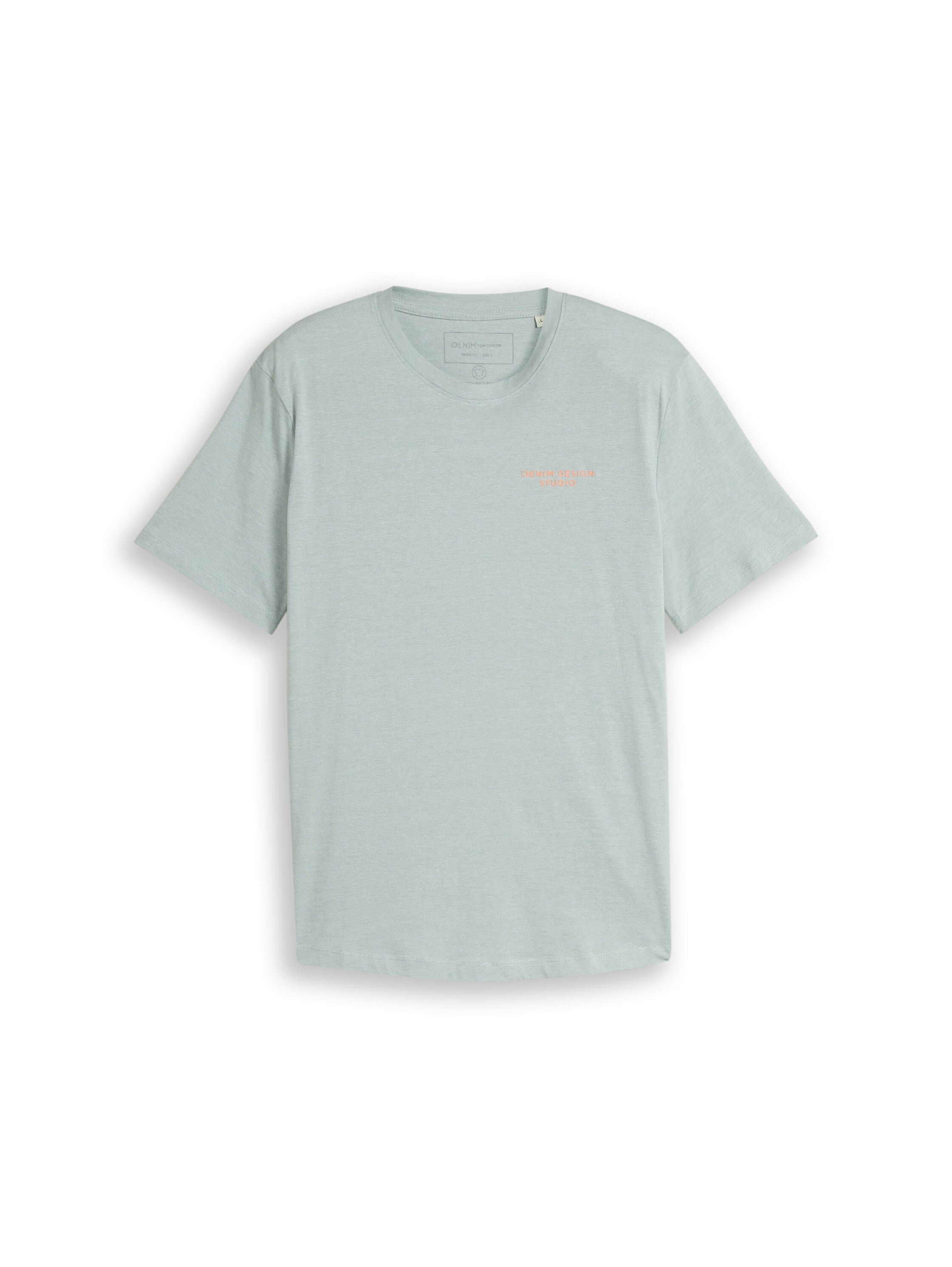 Tom Tailor denim Herren T-Shirts kurz Green White Fin