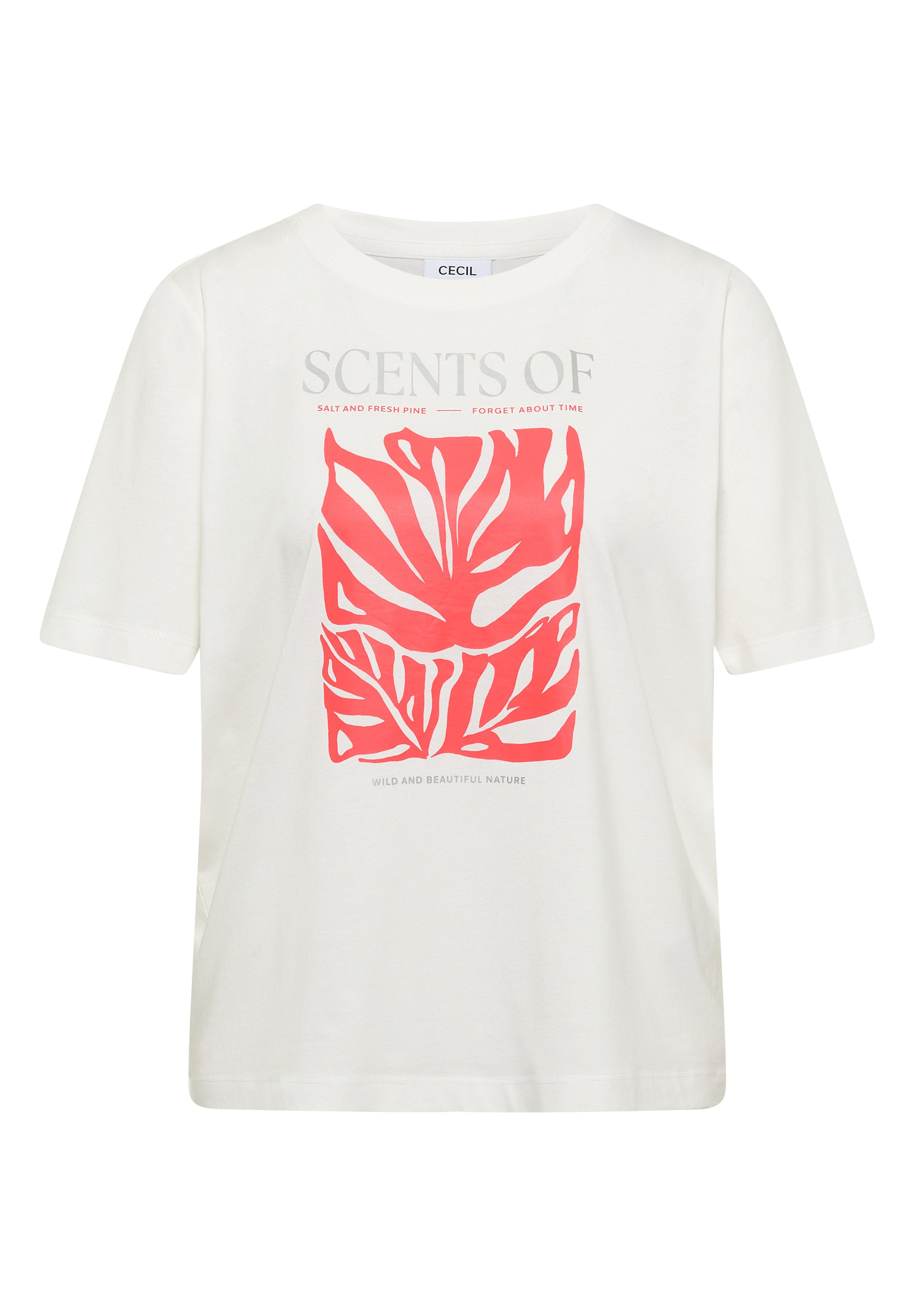 Cecil Damen T-Shirts Vanilla W