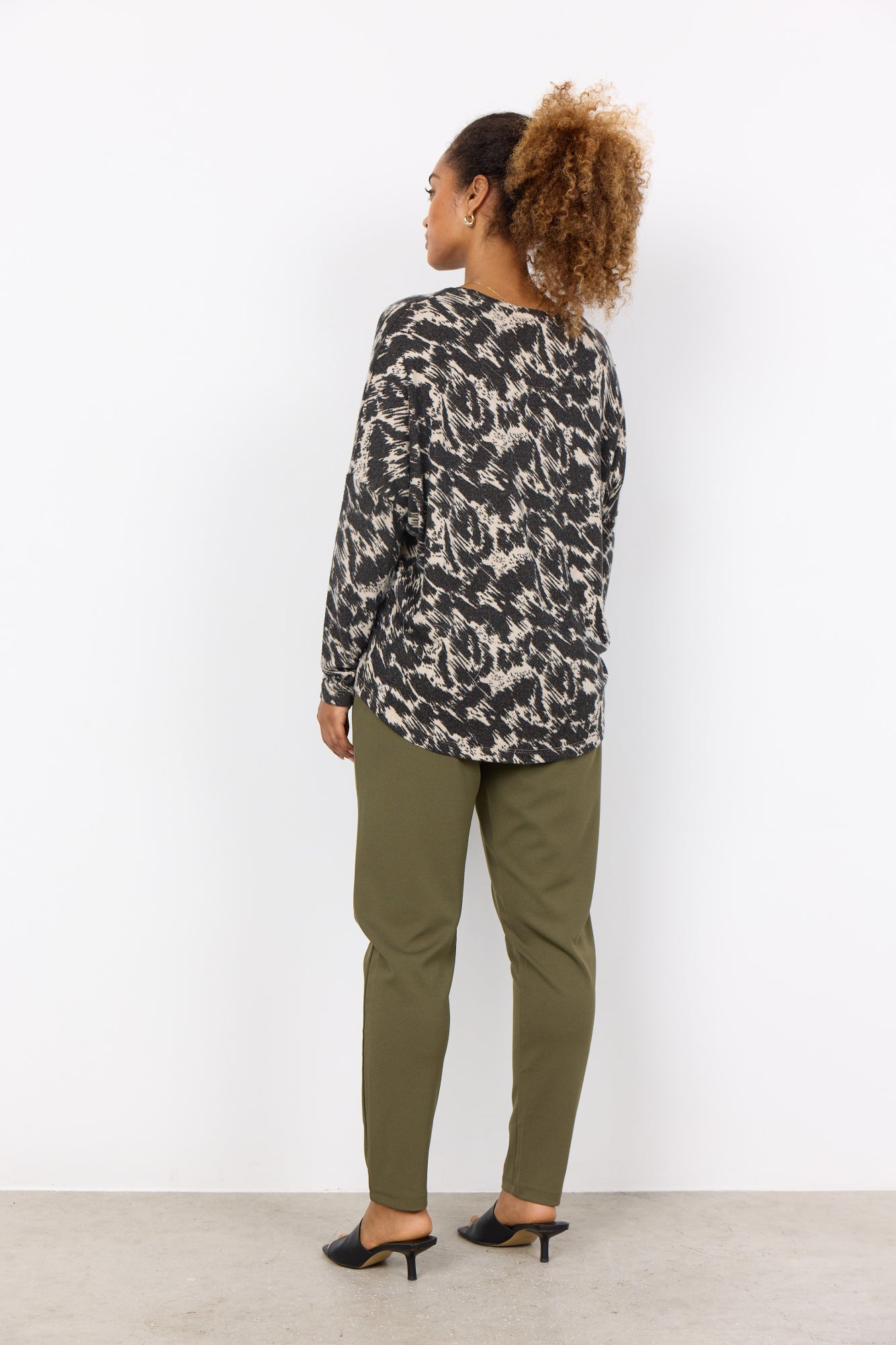 Soya Concept Damen Blusen Cream Melange C