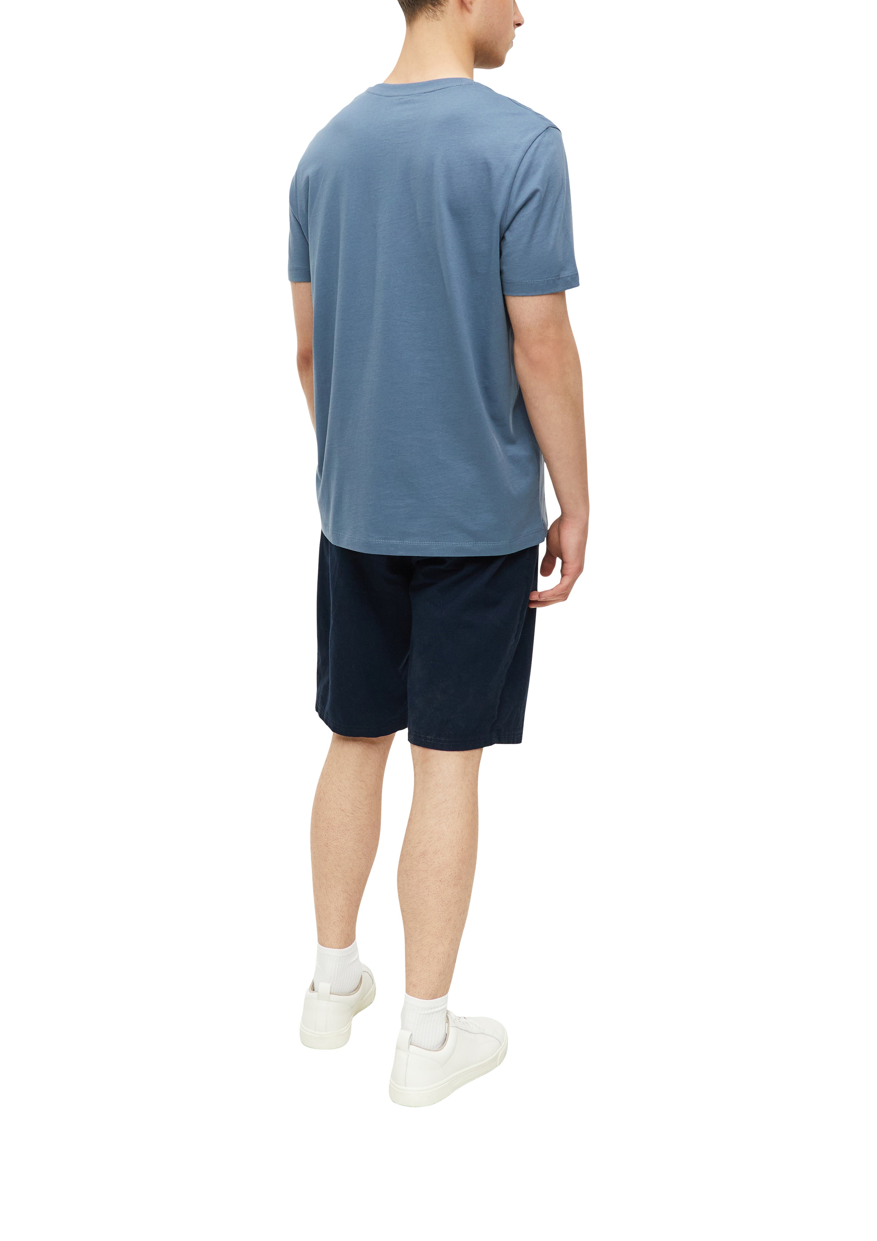 S. Oliver red Herren T-Shirts kurz Blue