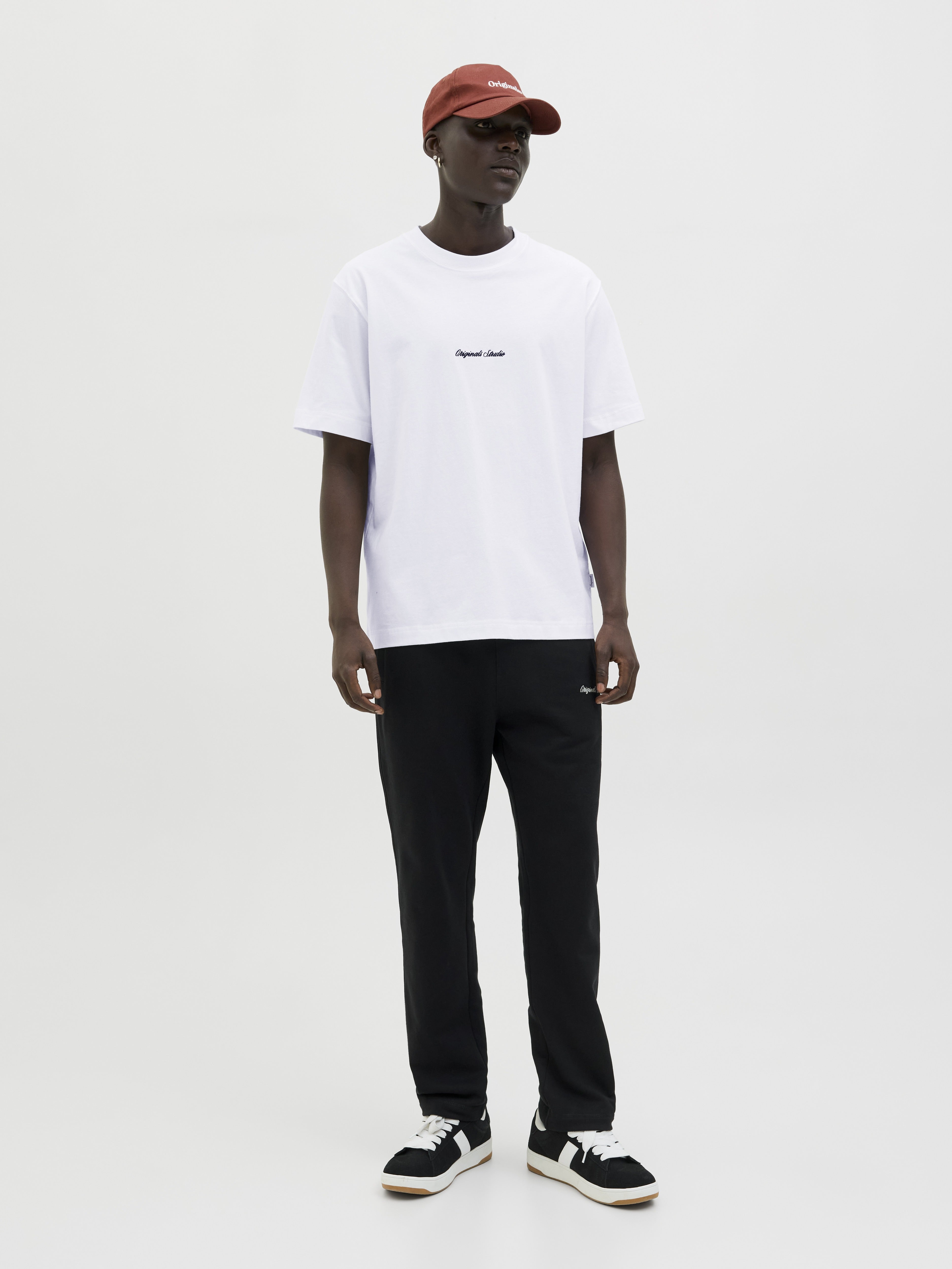 Jack & Jones Herren T-Shirts kurz Bright White