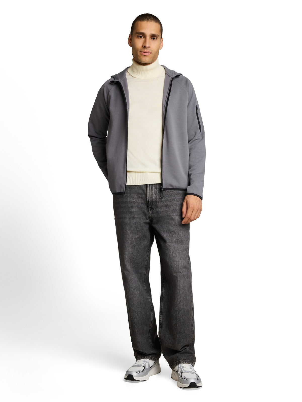 Tom Tailor denim Herren Pullover Gardenia White