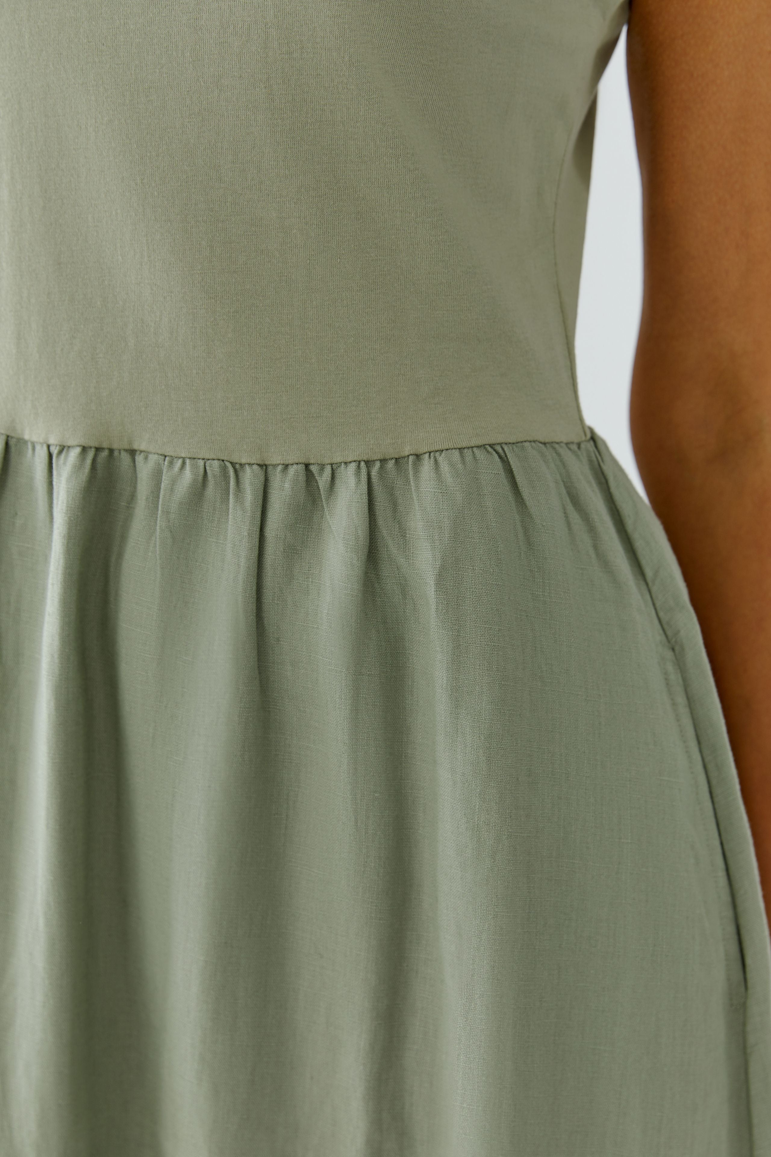 Oui Damen Kleider Seagrass