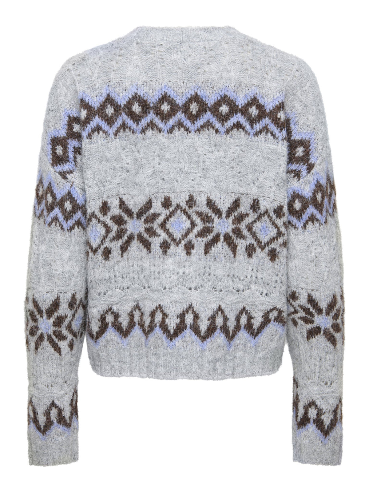 Only Damen Pullover Light Grey Mela