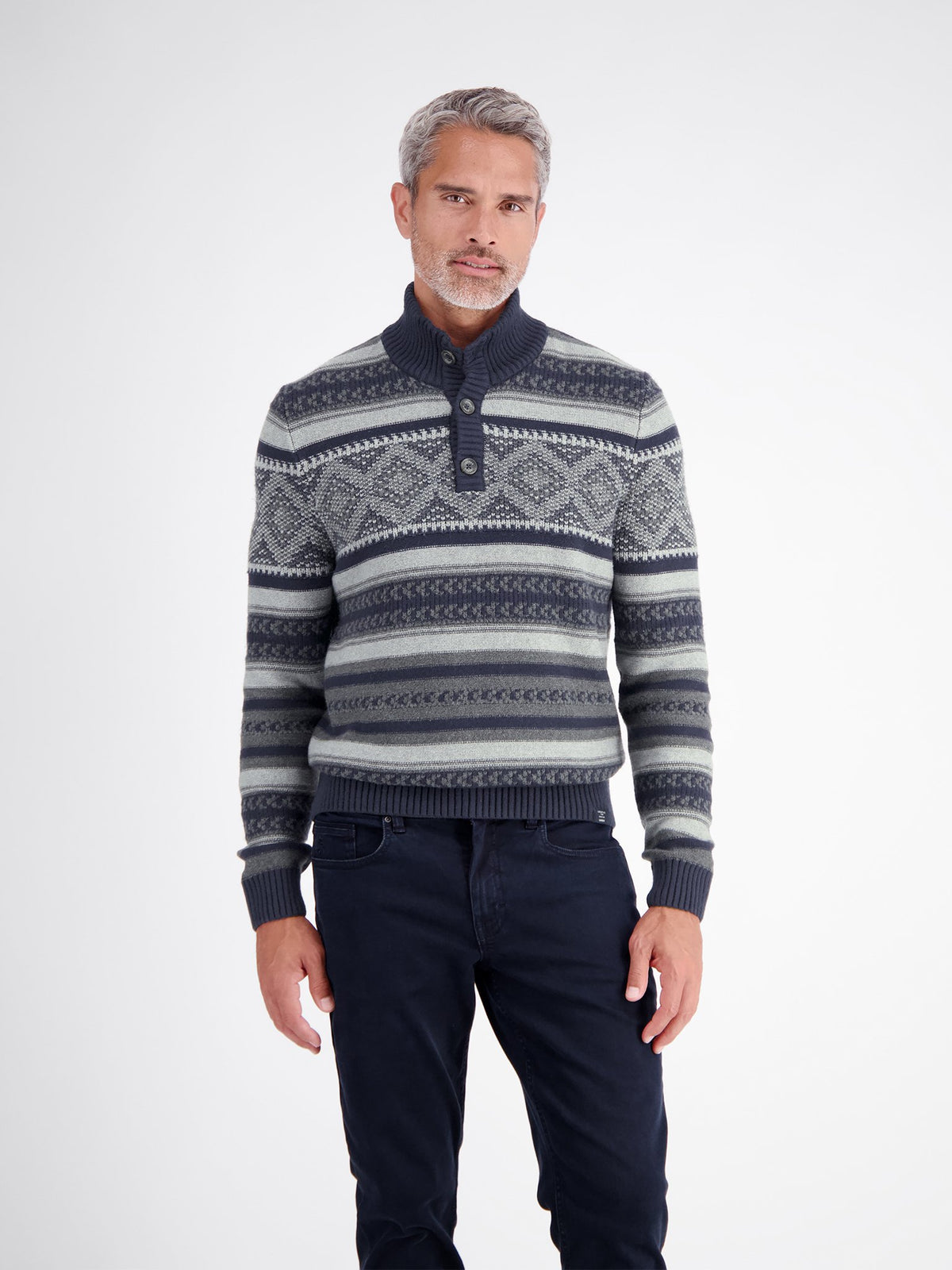 Lerros Herren Pullover Classic Navy