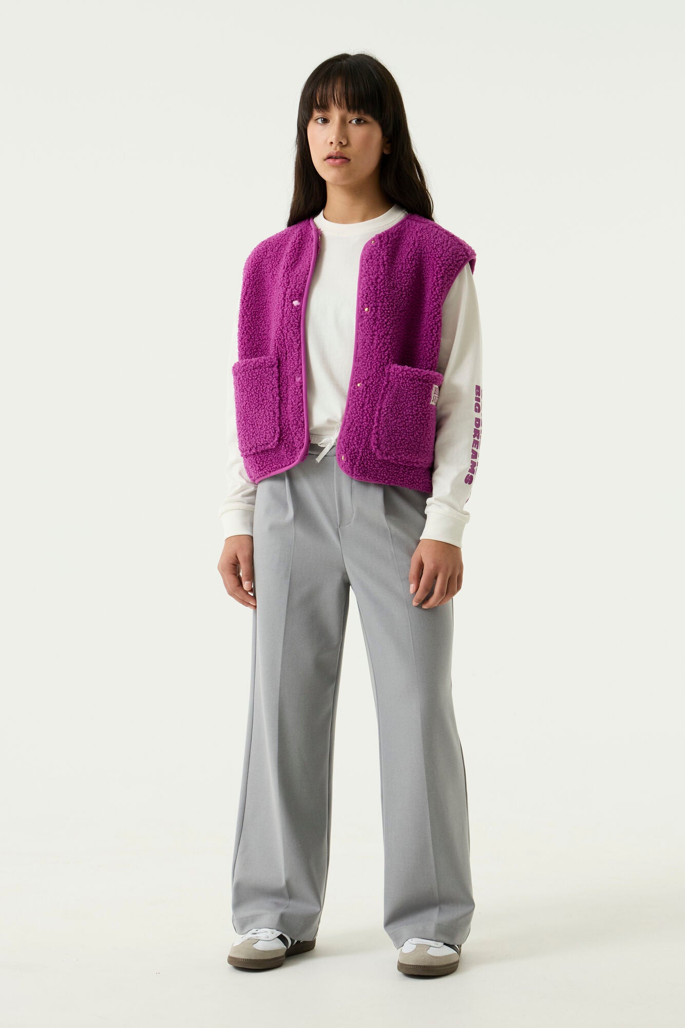 Garcia Mädchen Hosen, Jeans & Leggings Soft Grey Mel