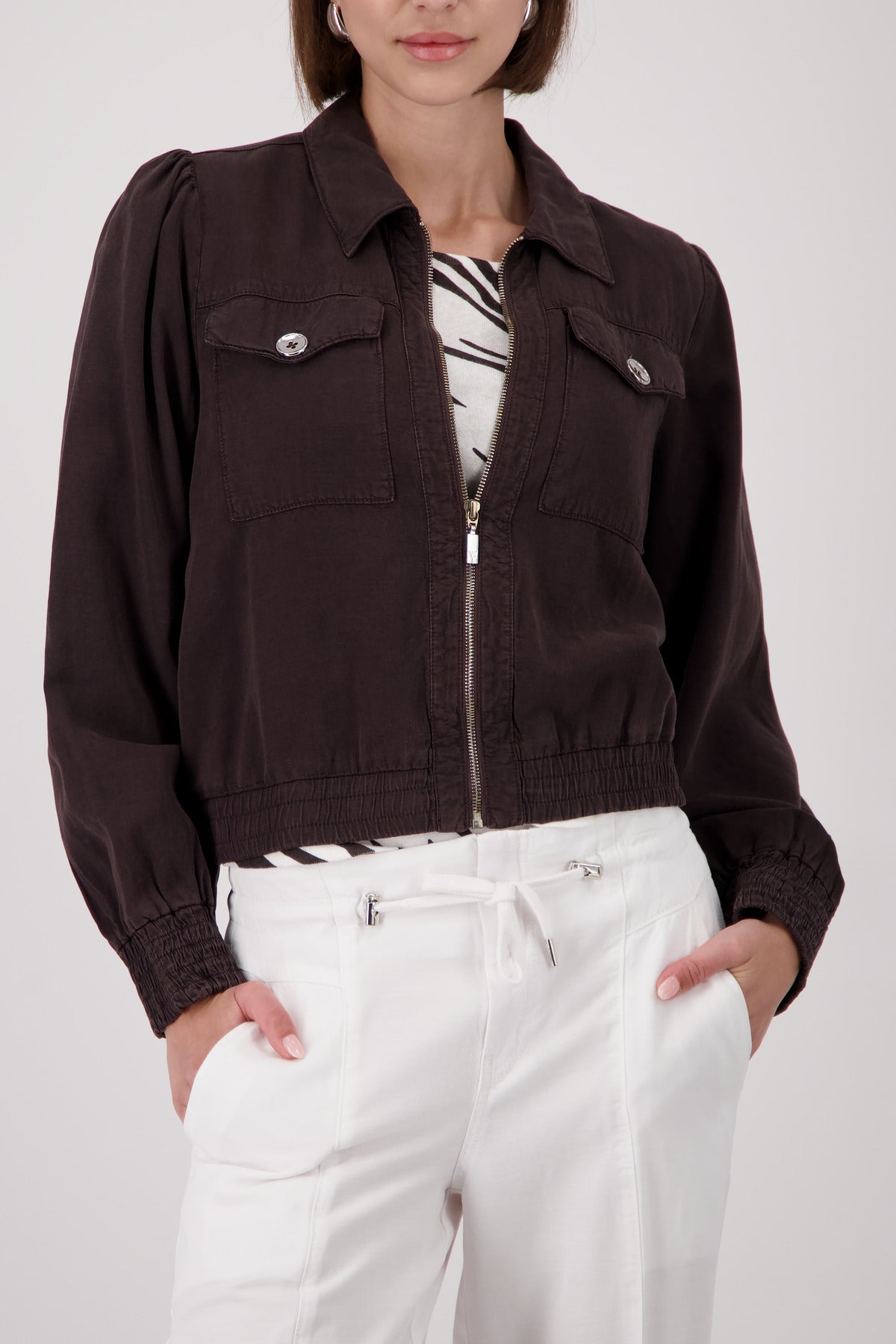 Monari Damen Blazer  Coffee