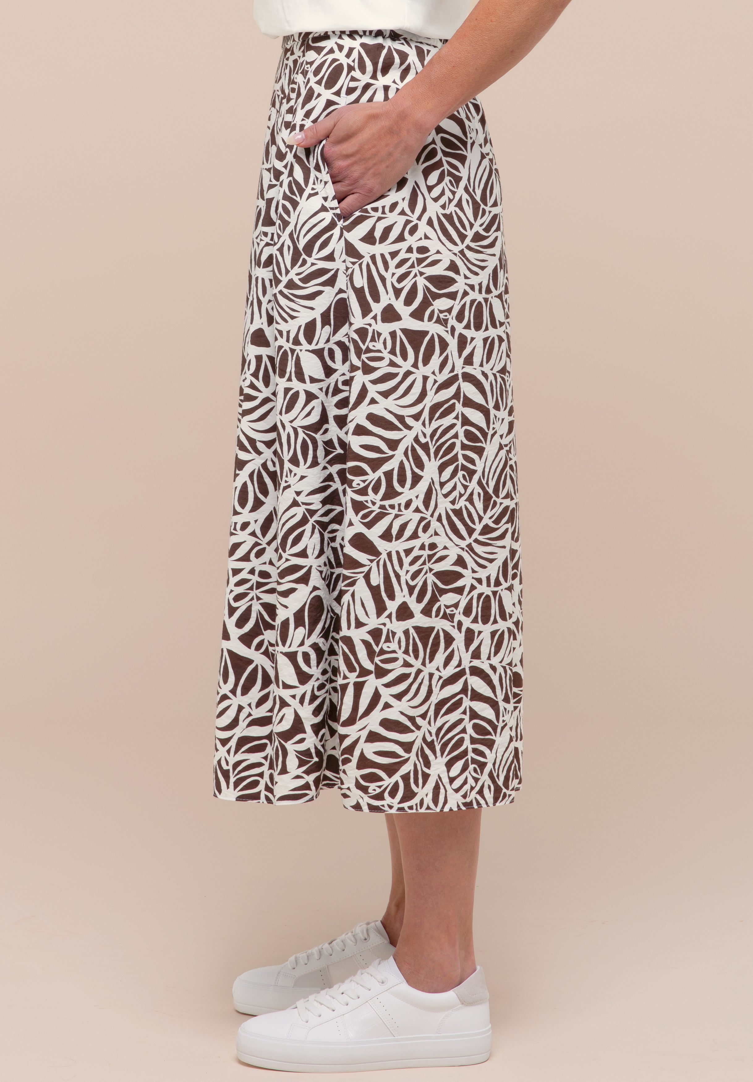 Bianca Damen Rock Brown Mix