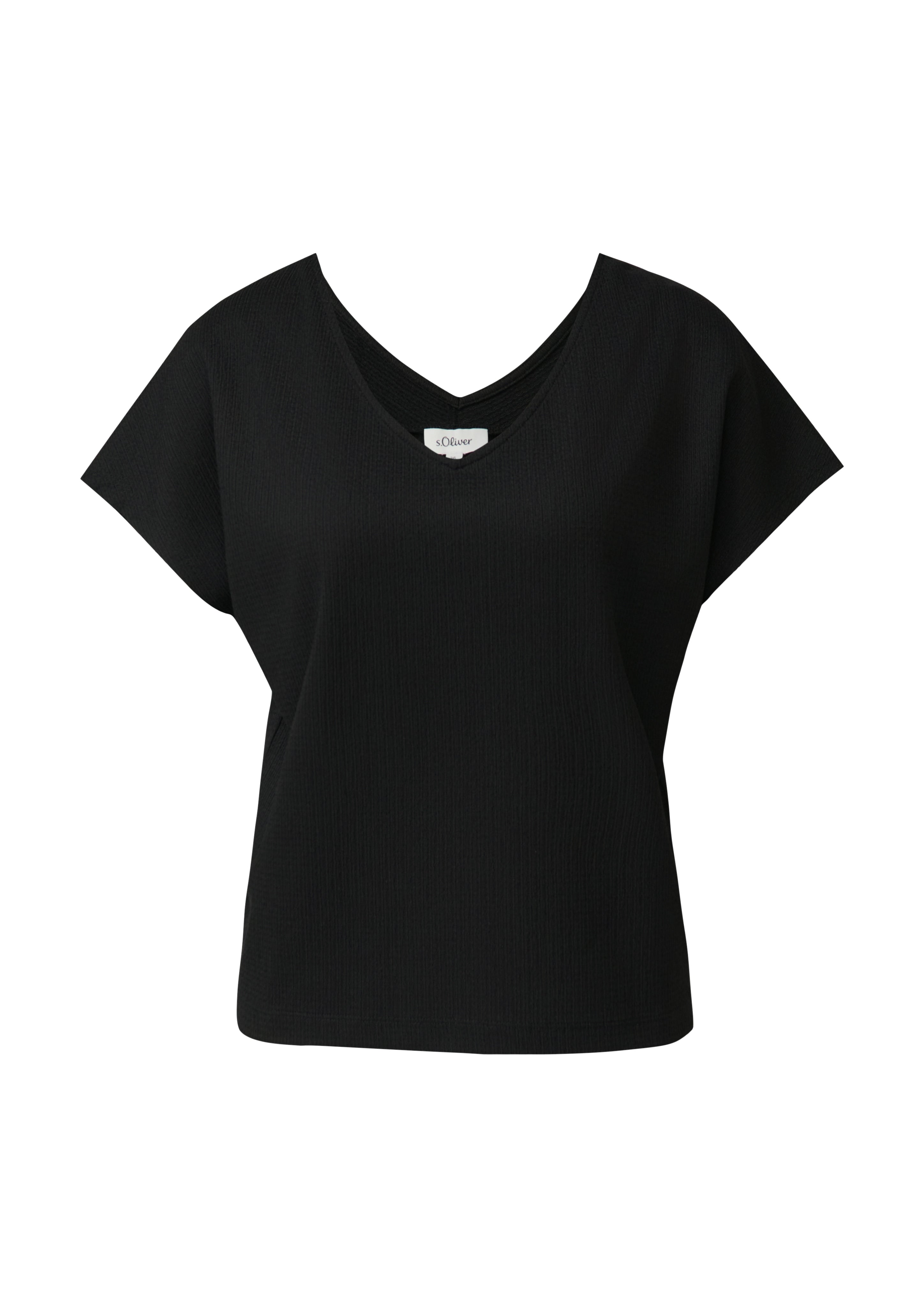 S. Oliver red Damen T-Shirts Grey/Black