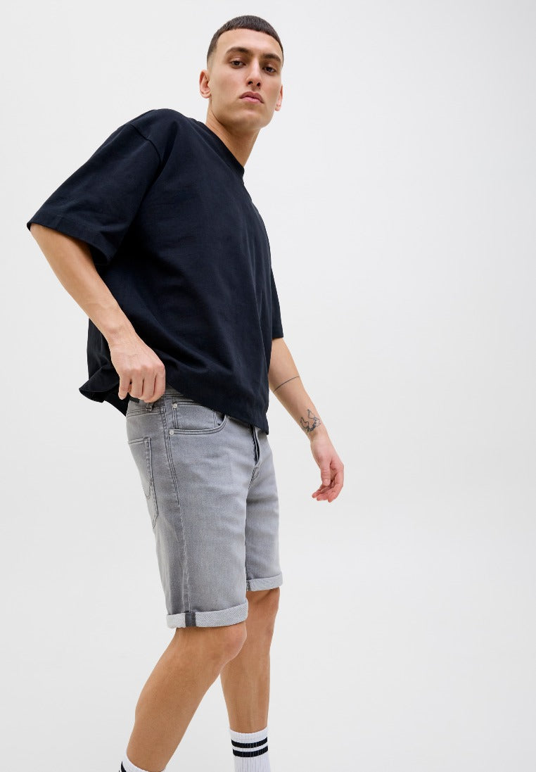 Jack & Jones Herren Shorts Grey Denim