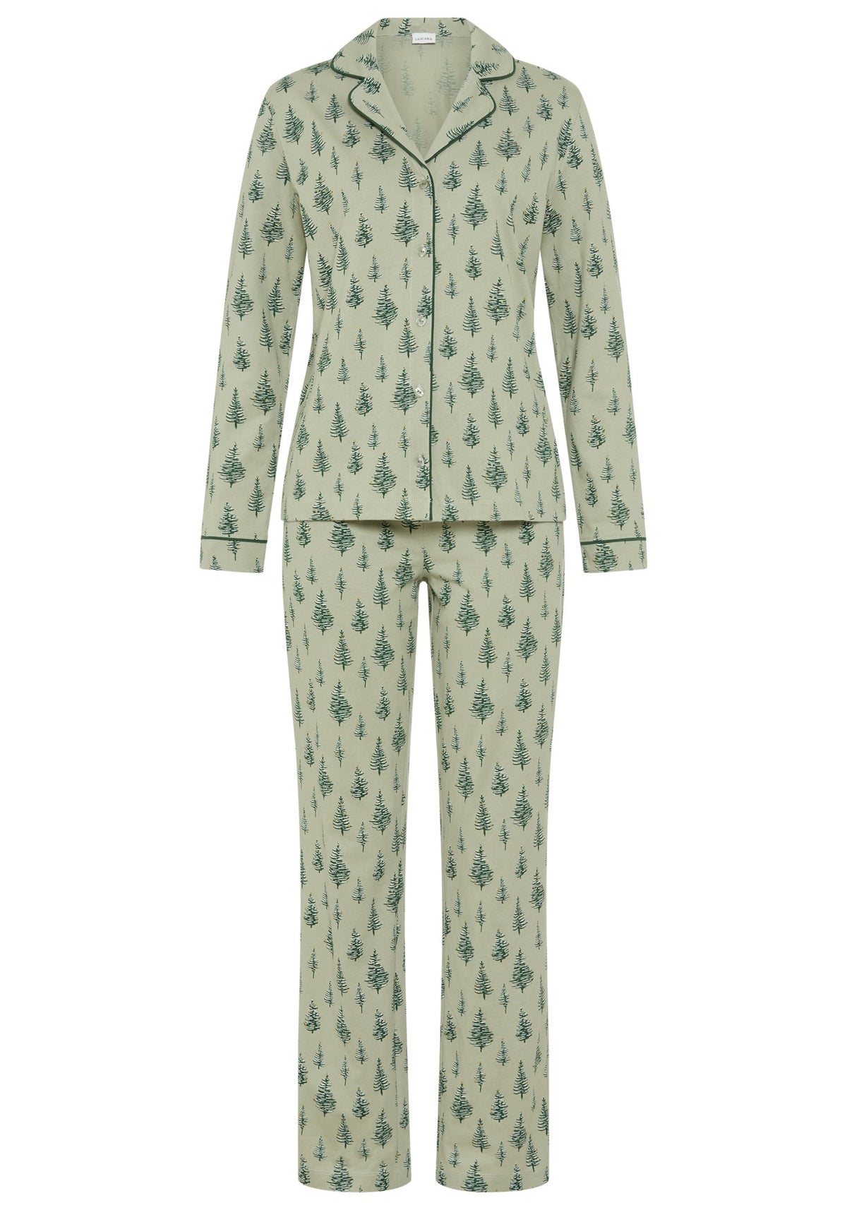 Lascana Schlafanzug Green Aop