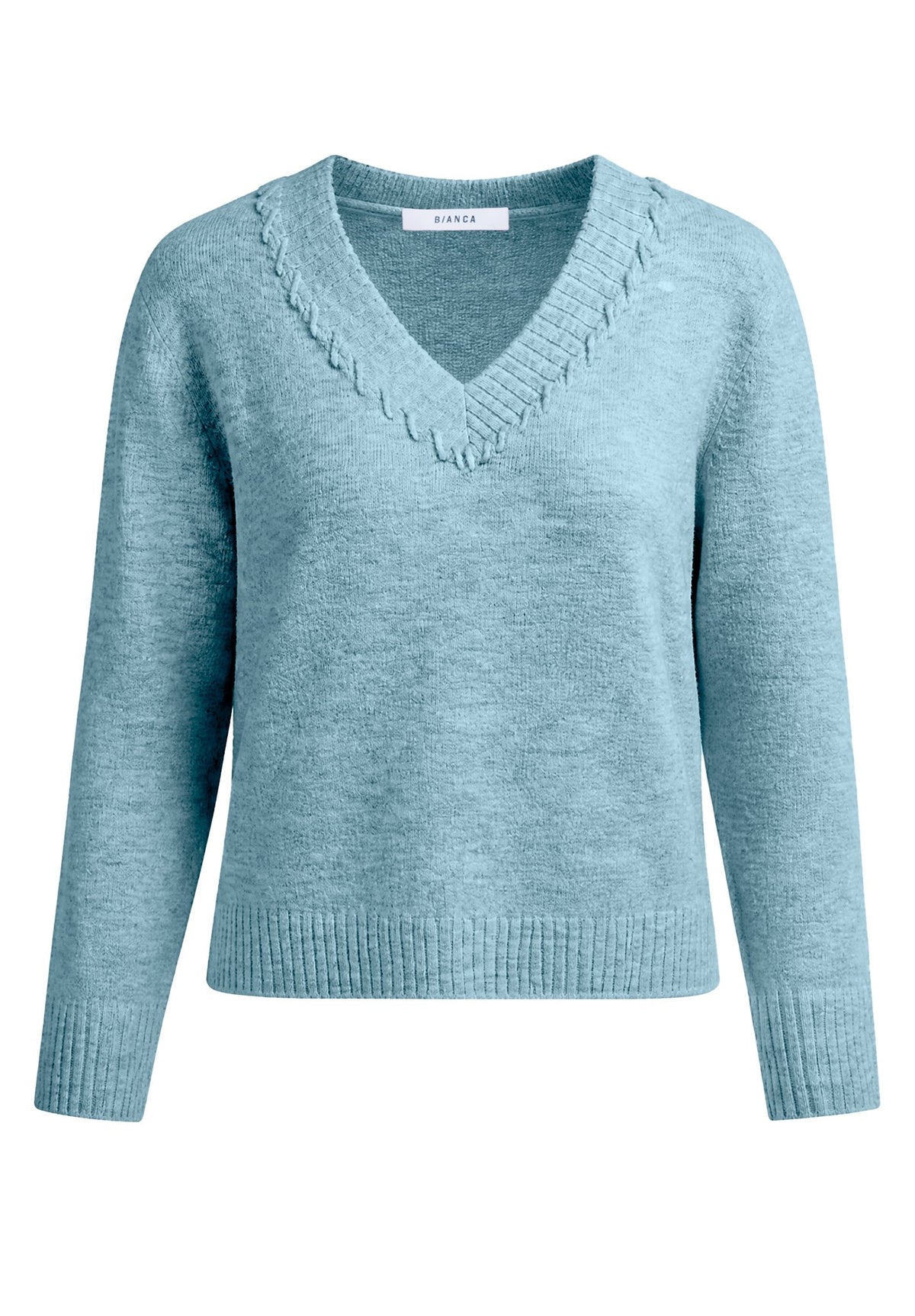 Bianca Damen Pullover Stone Blue Mela